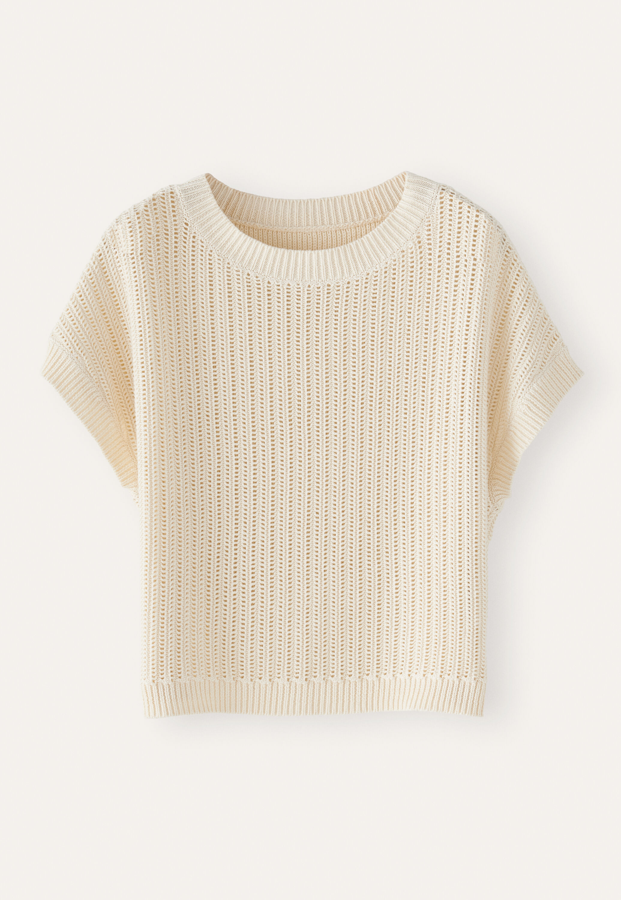Crochet-stitch sweater