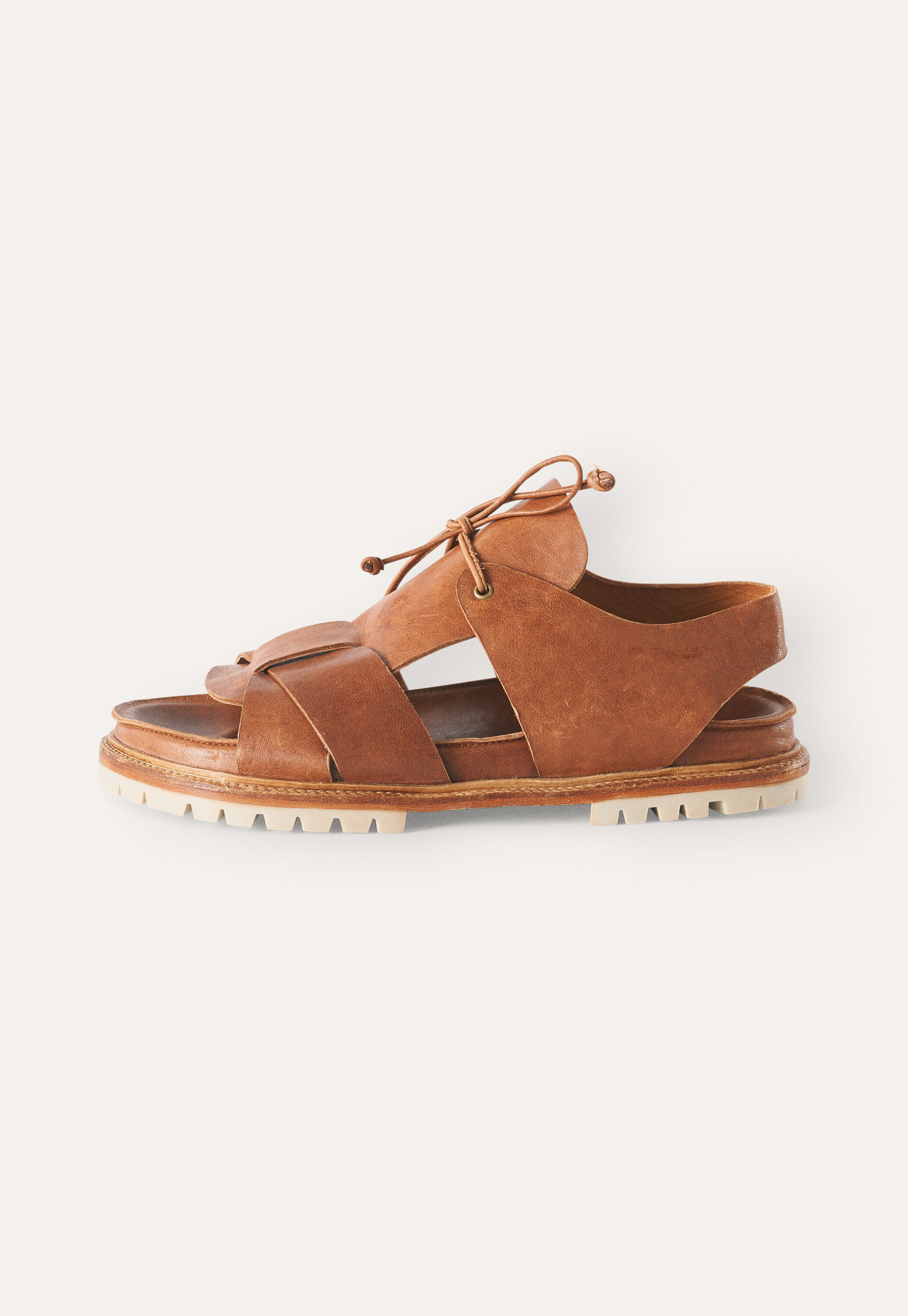 Lace-up sandals
