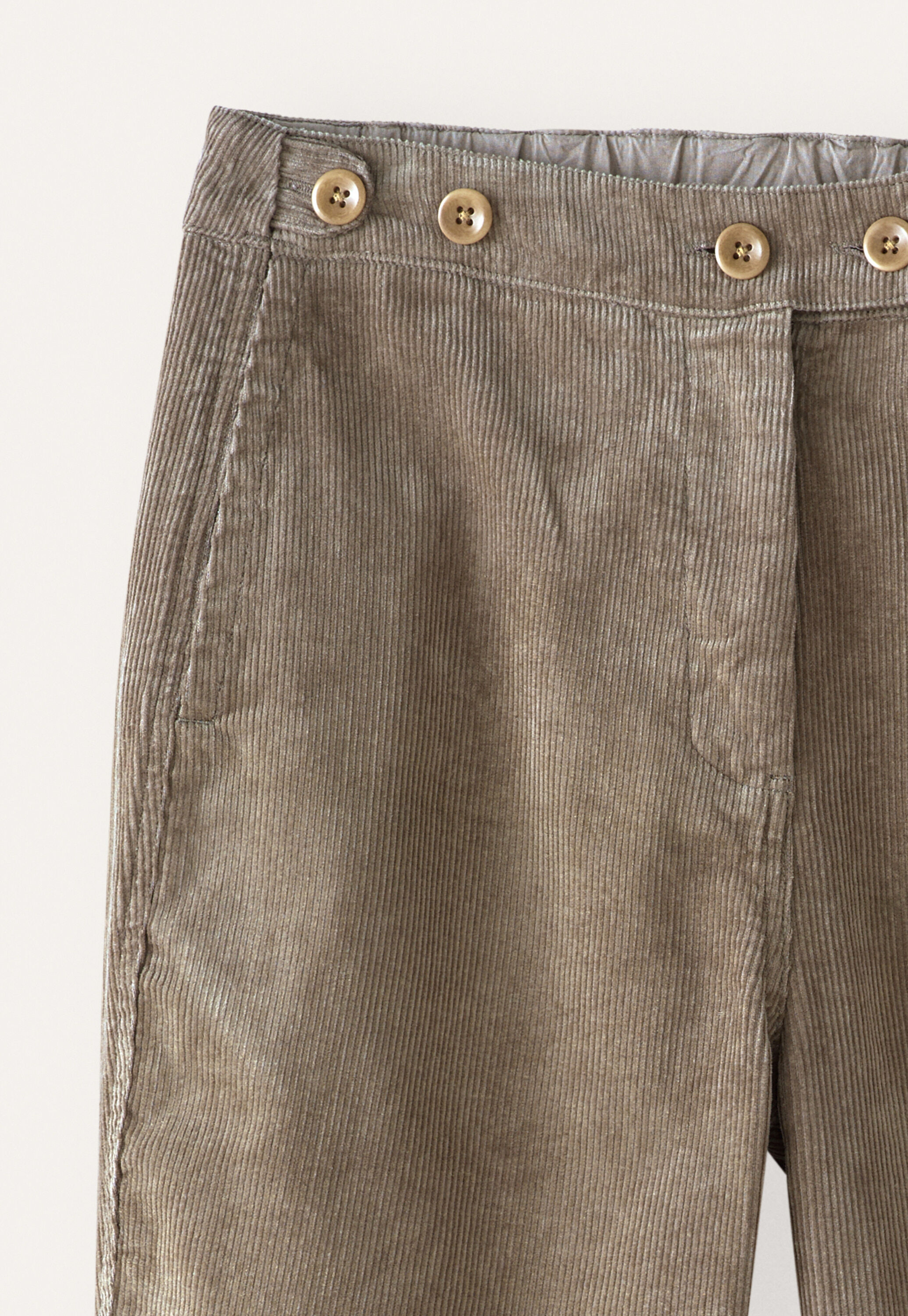 Tapered-leg trousers, Brown mink, large