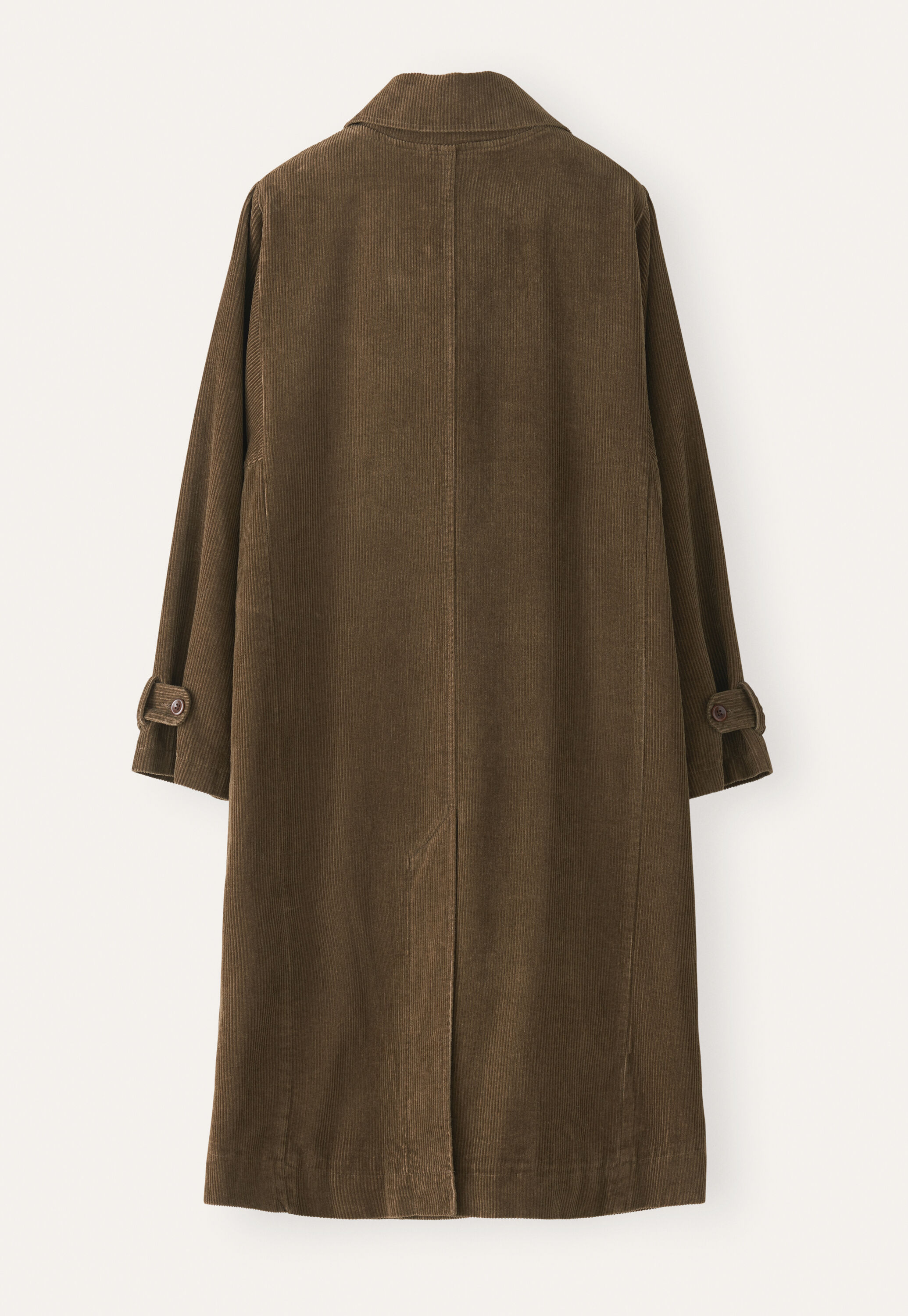 Funnel-neck coat