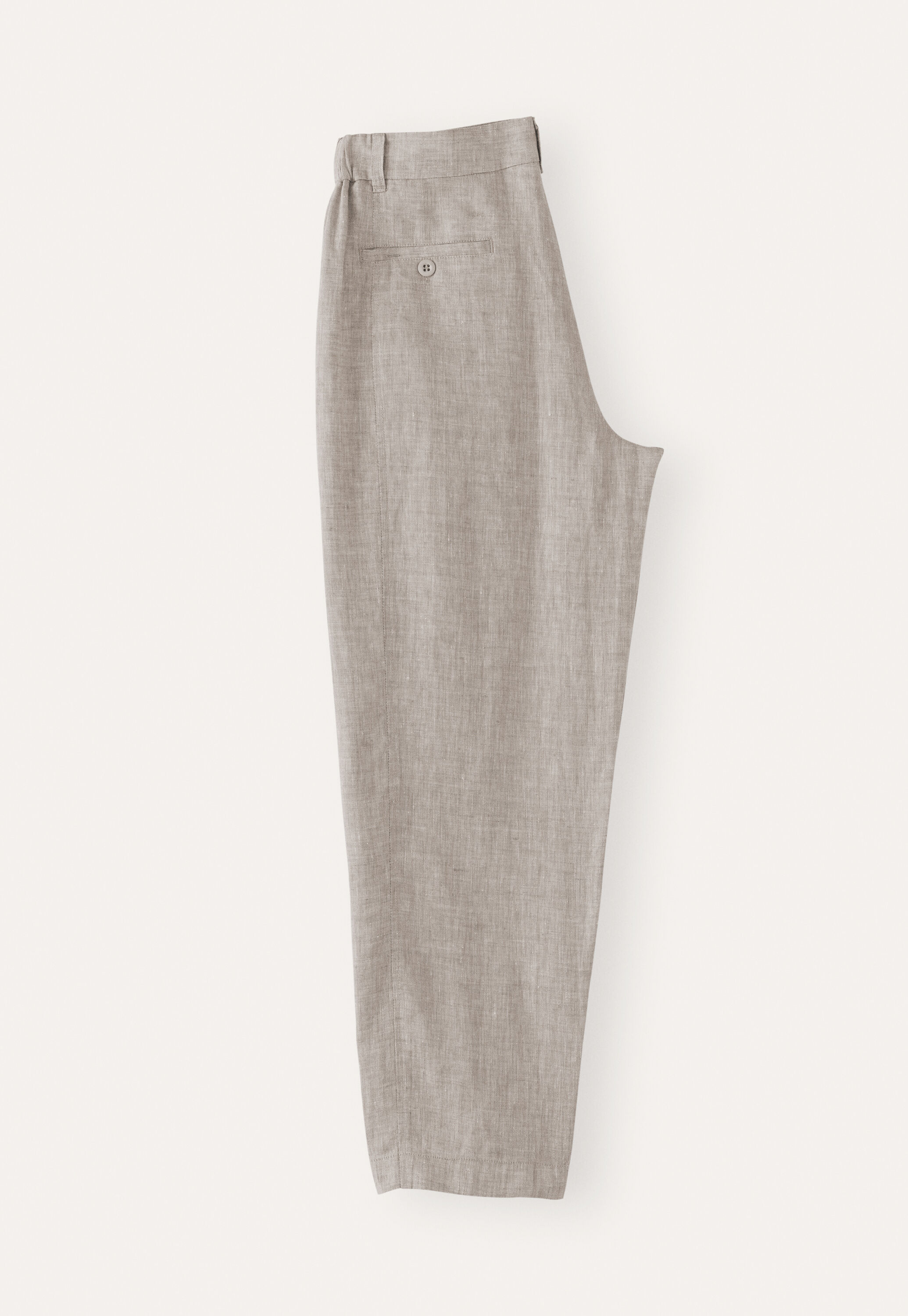 Cropped tapered trousers