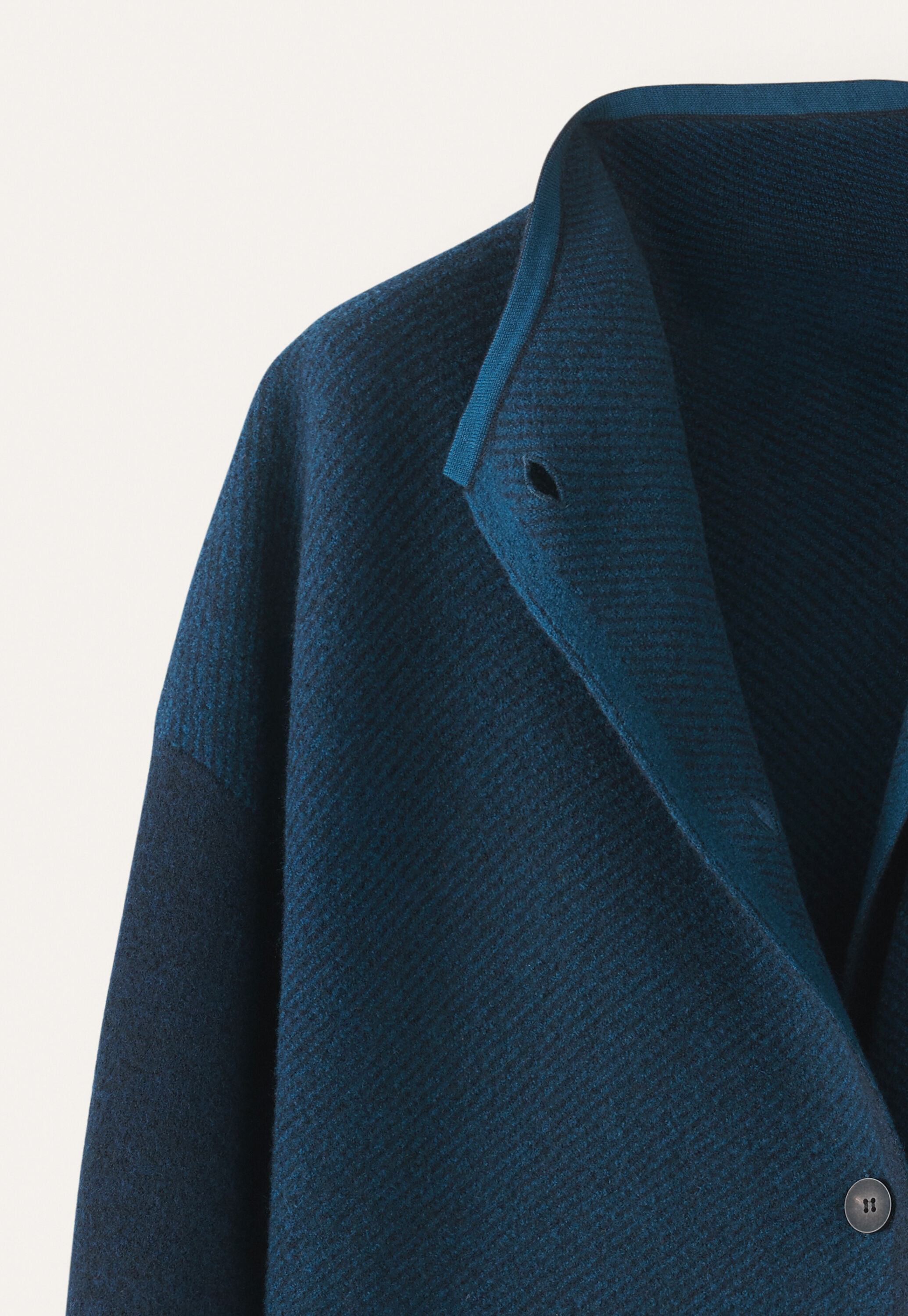 Funnel-neck coat