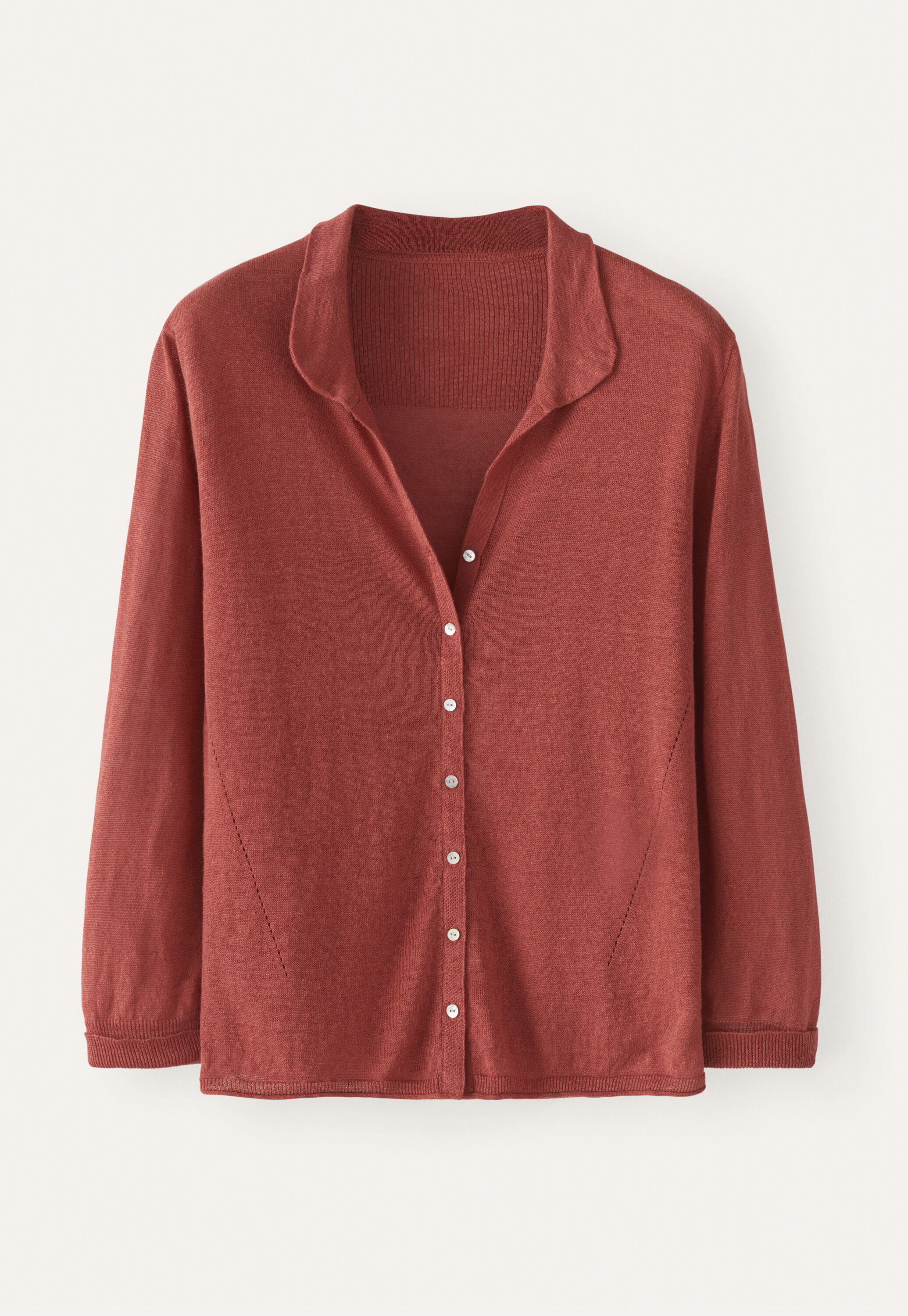 Collared cardigan
