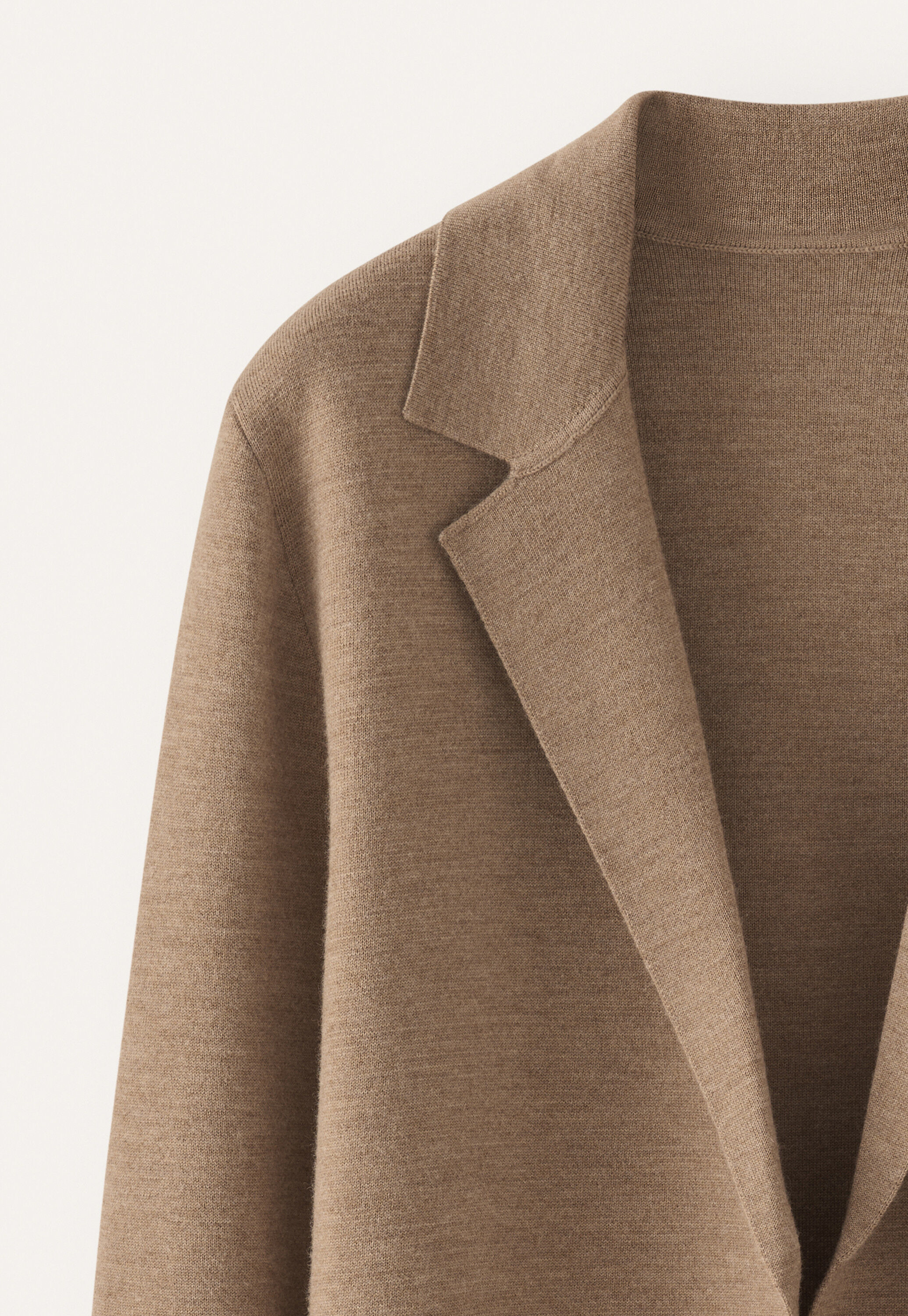 Knitted blazer
