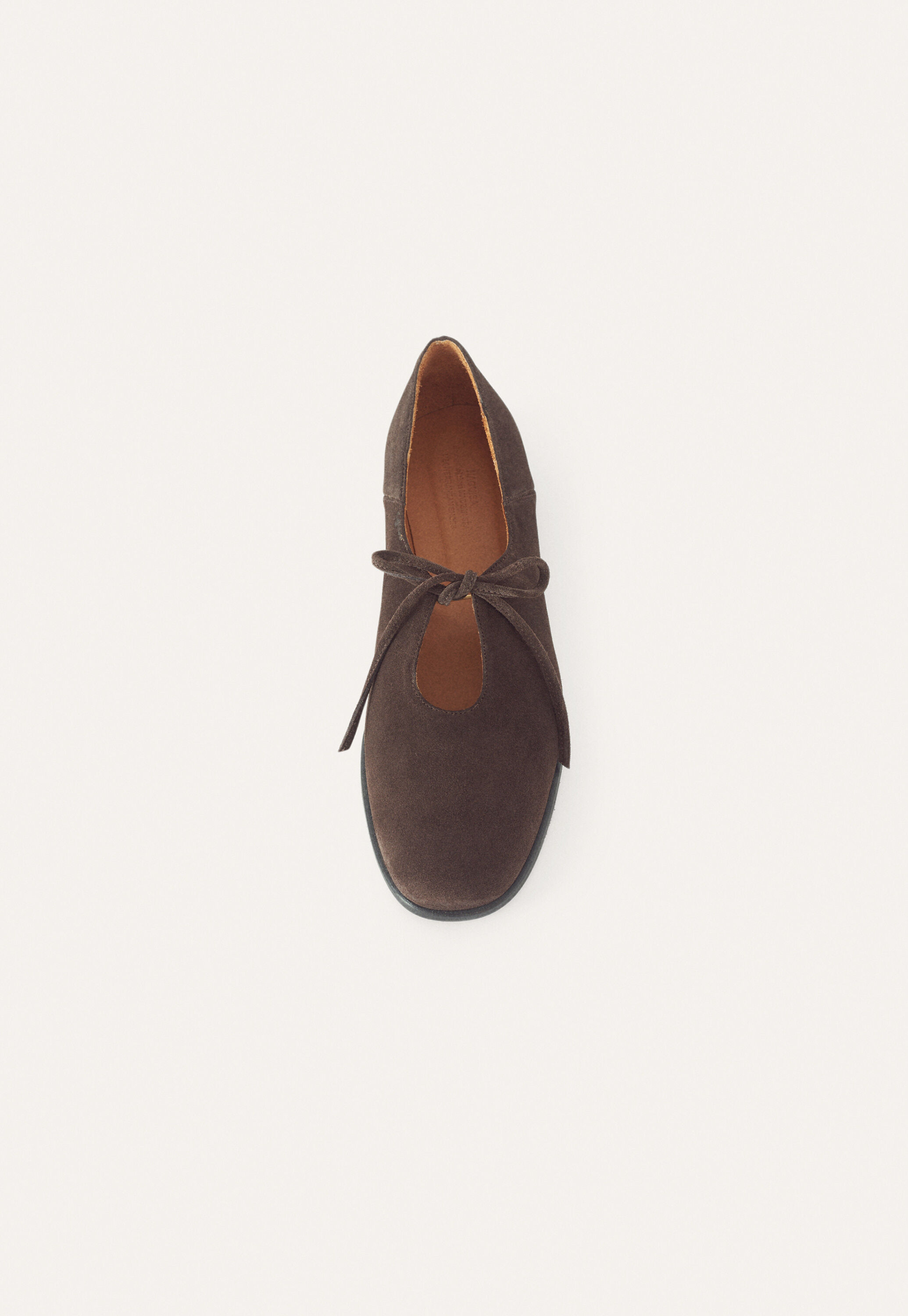 Tie-front shoes