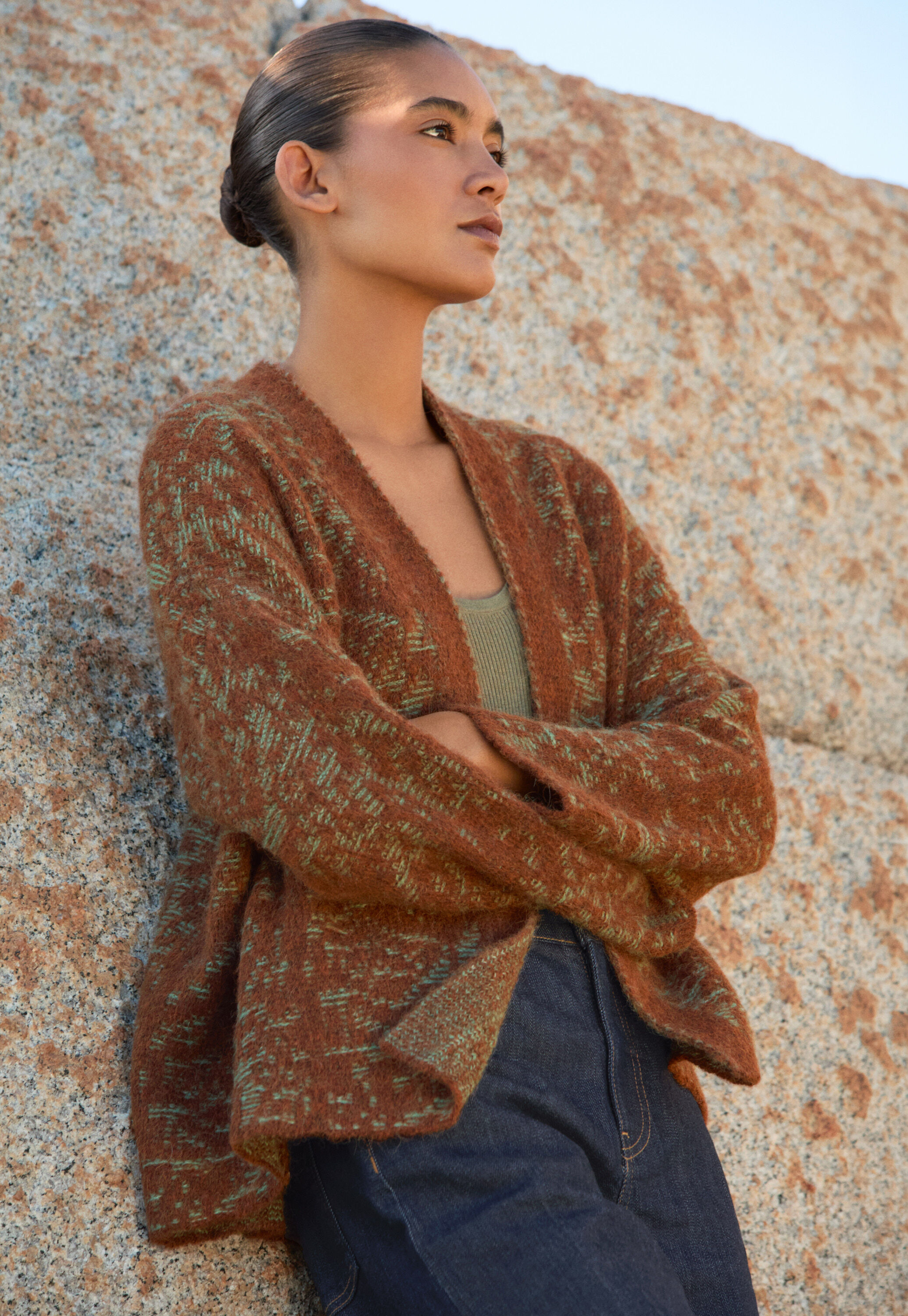 Peplum-detail dress