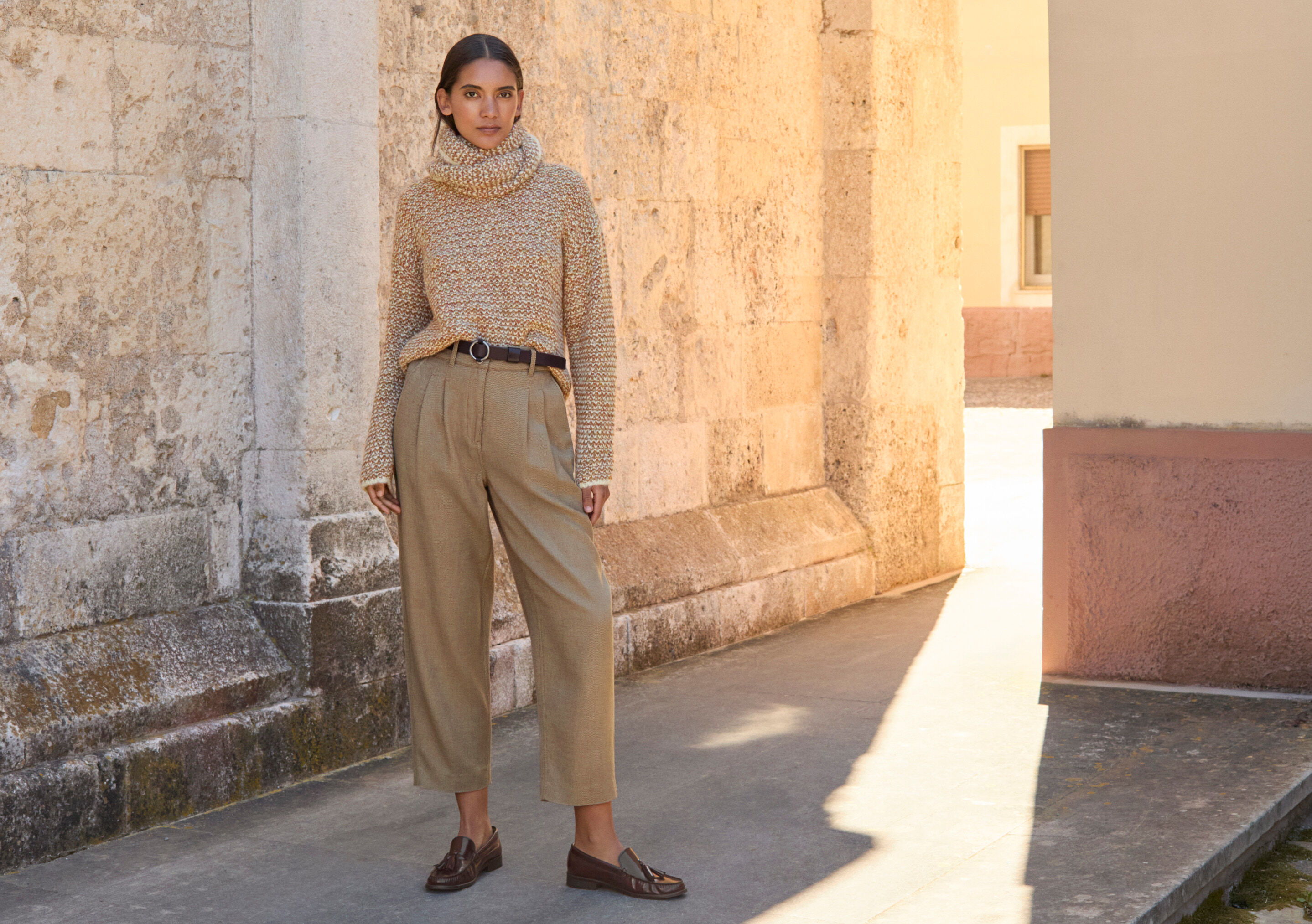 Tapered trousers
