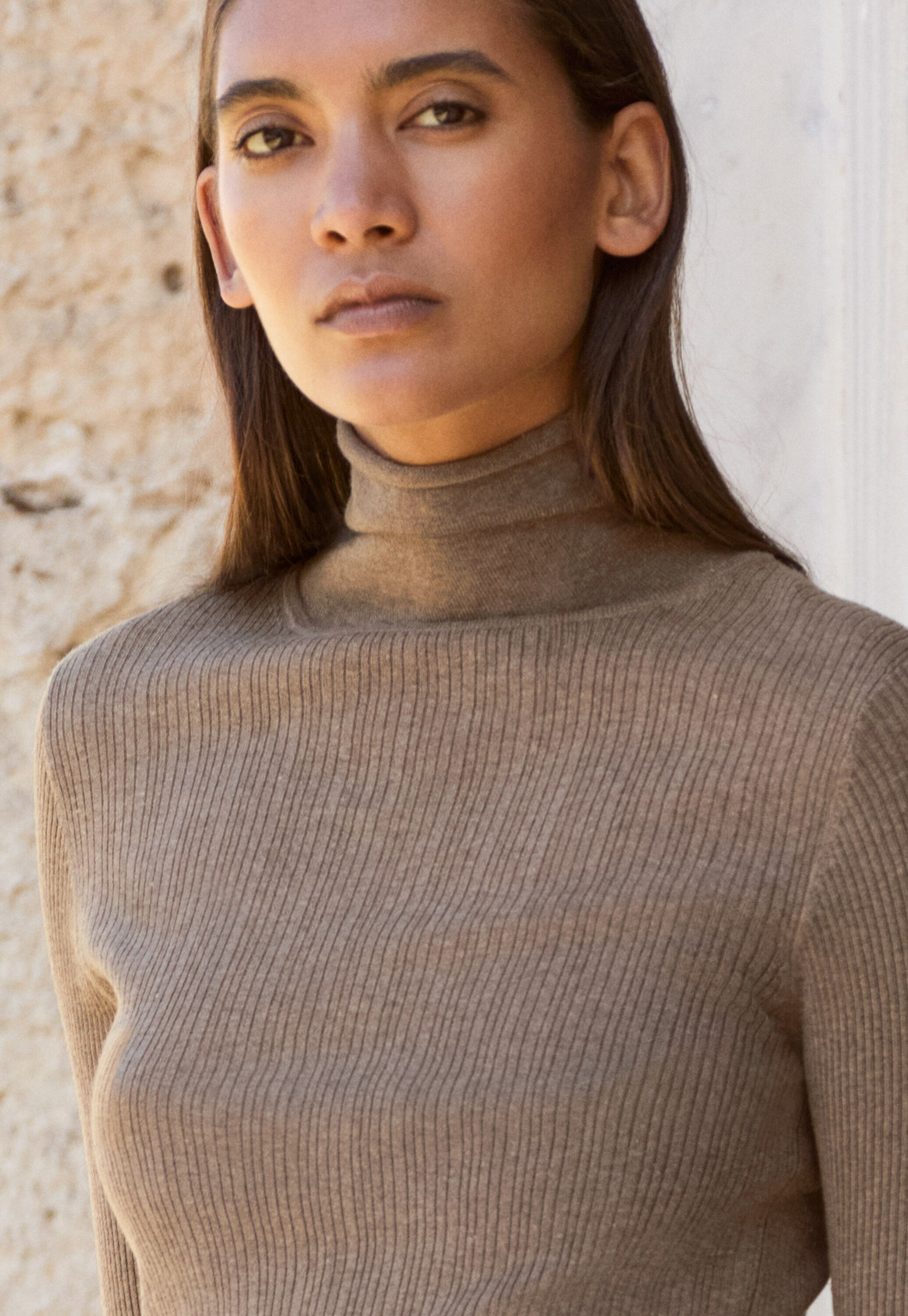 Peplum-detail dress