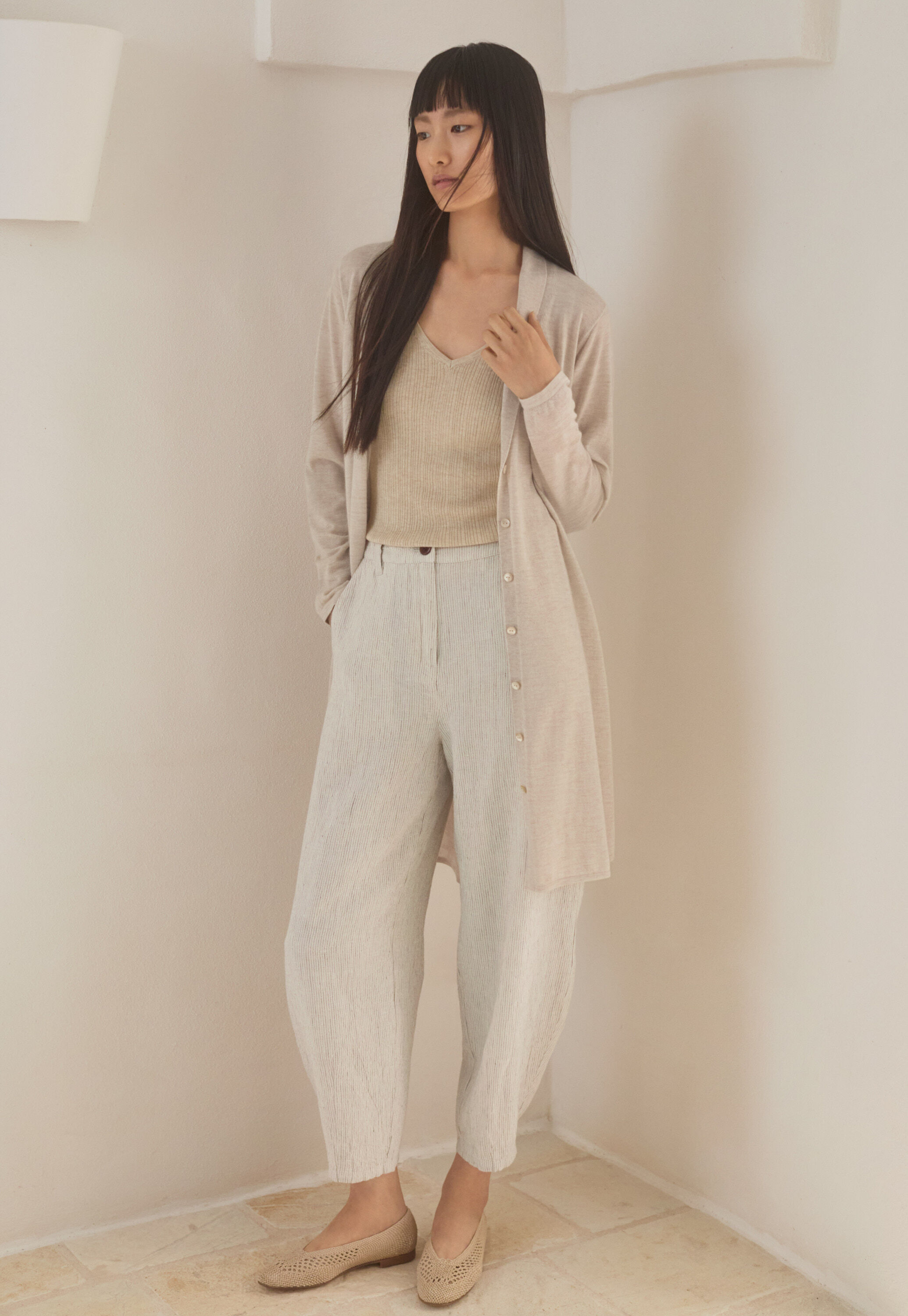 Garment-dyed overshirt