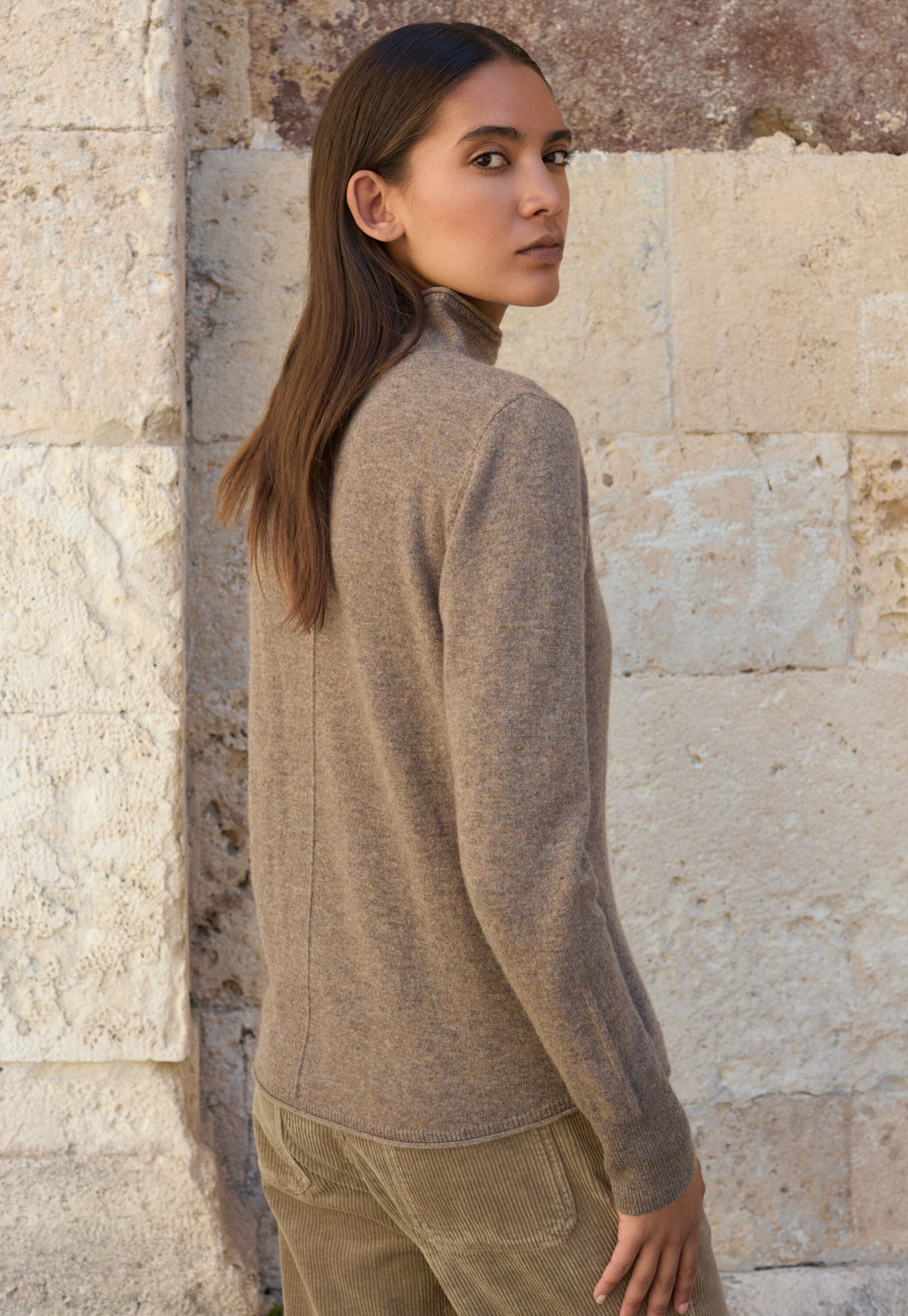 Peplum-detail dress