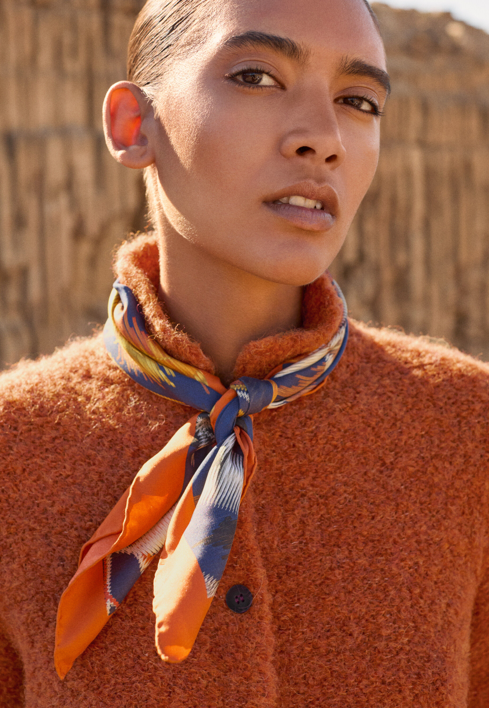 Raglan-sleeve blouse