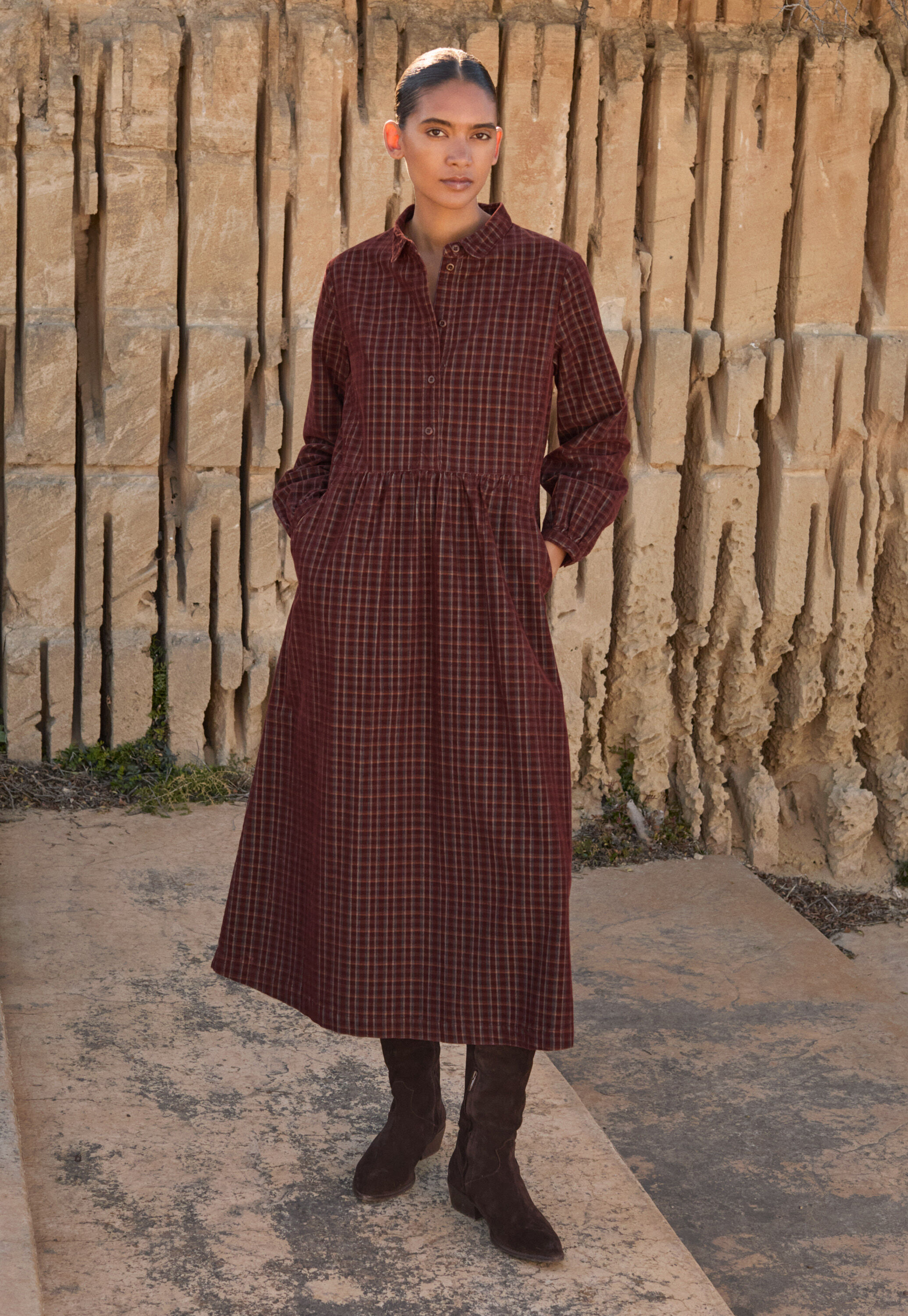 Raglan-sleeve blouse