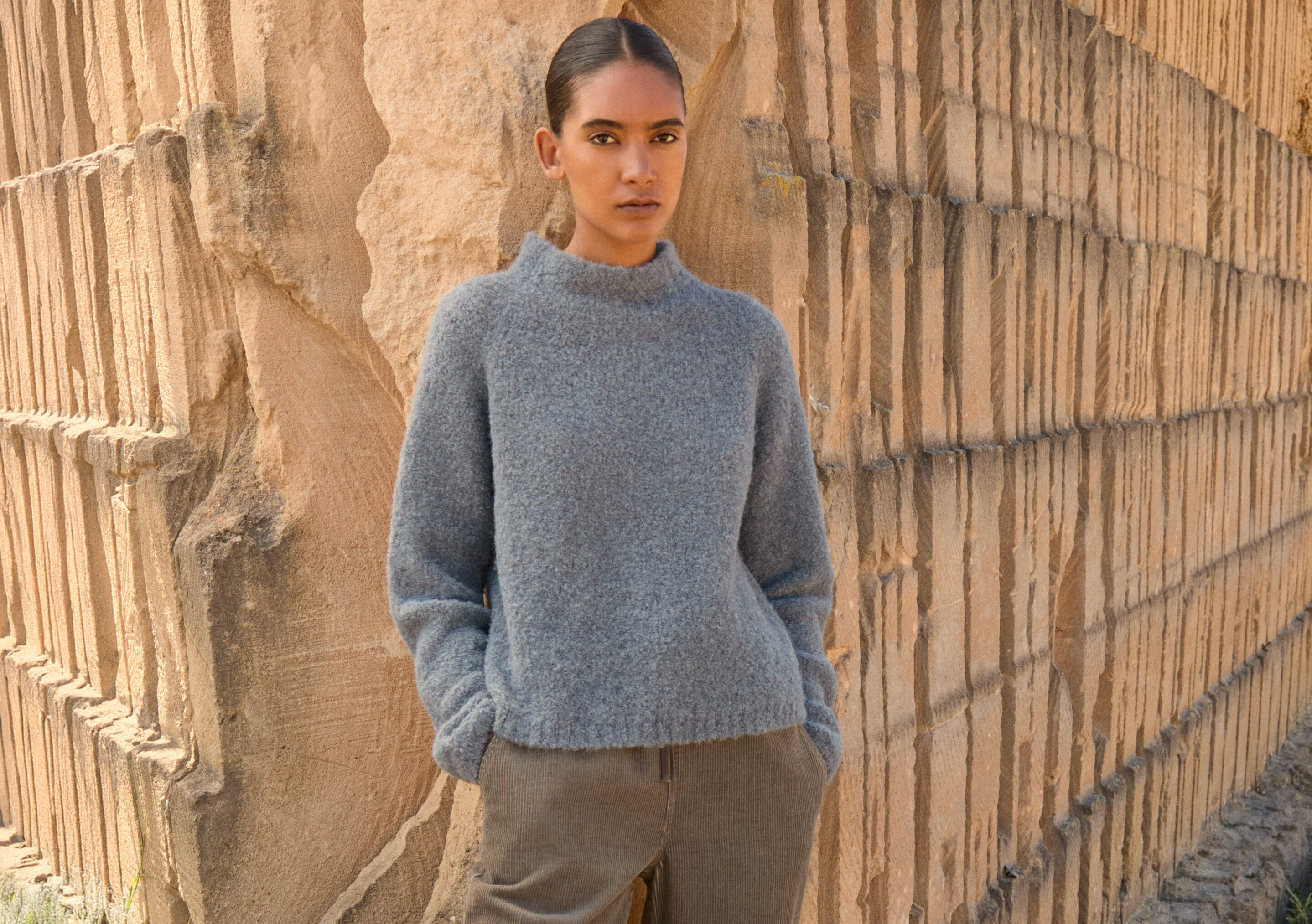 Round-neck sweater