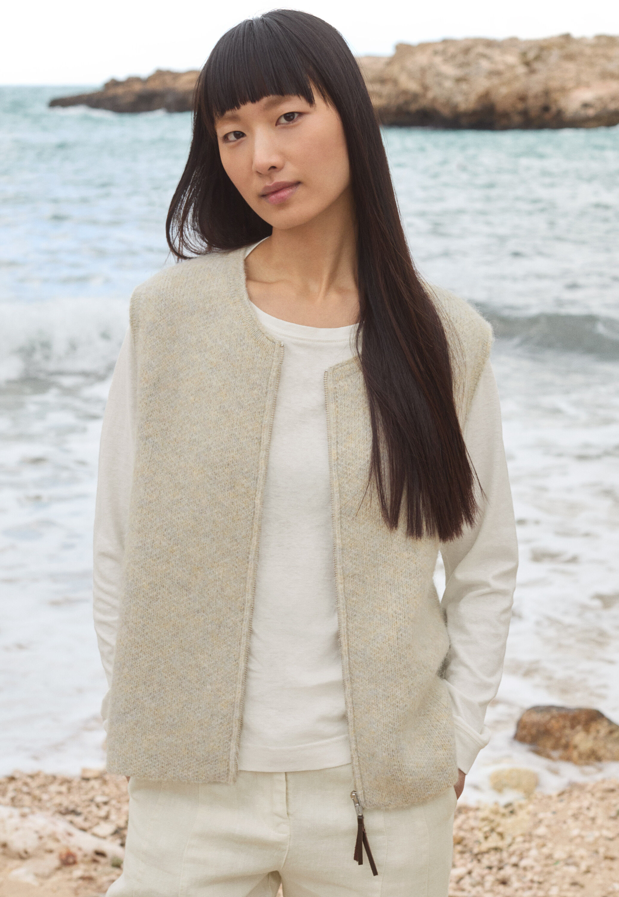Edge-to-edge cardigan