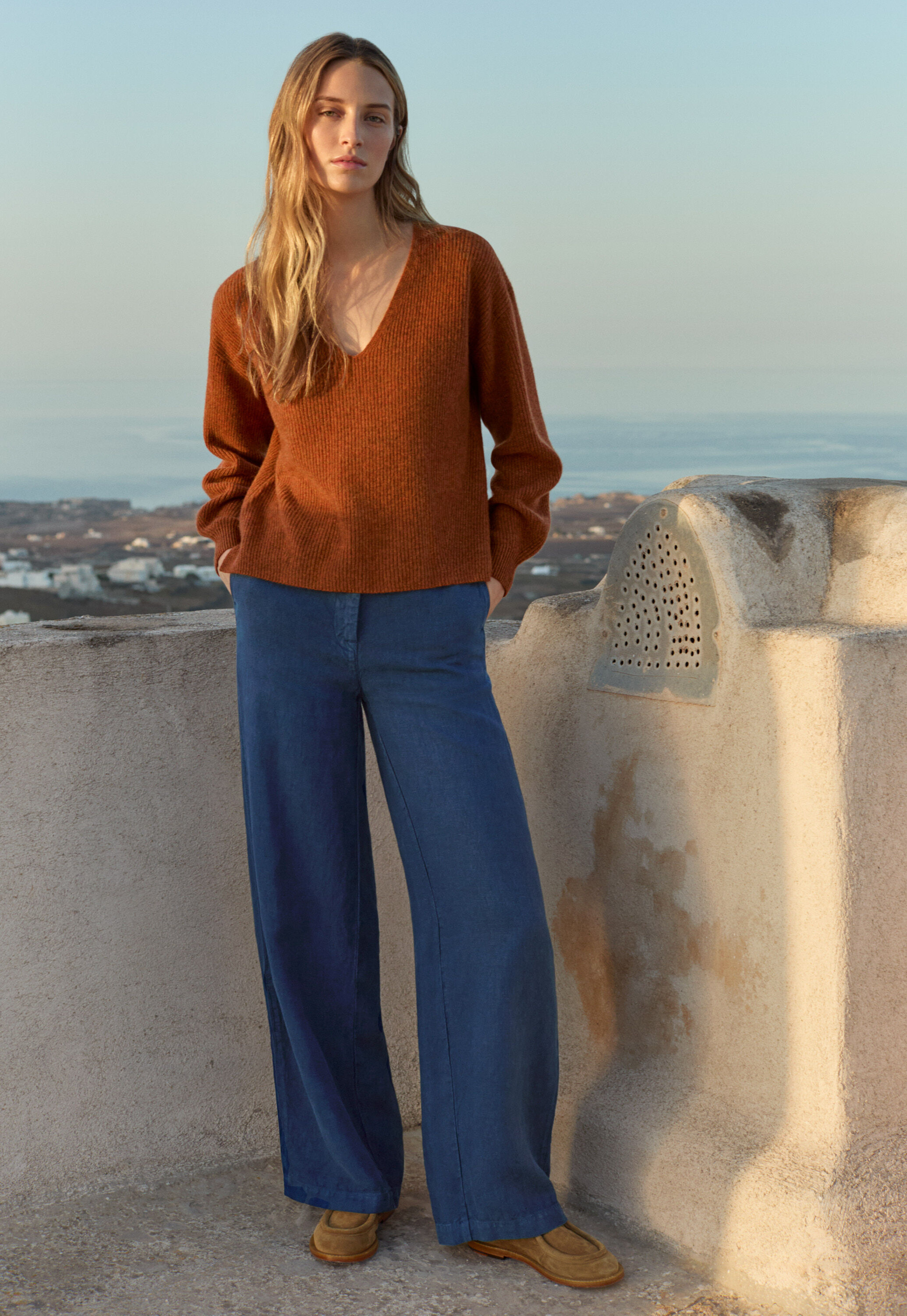 Garment-dyed overshirt