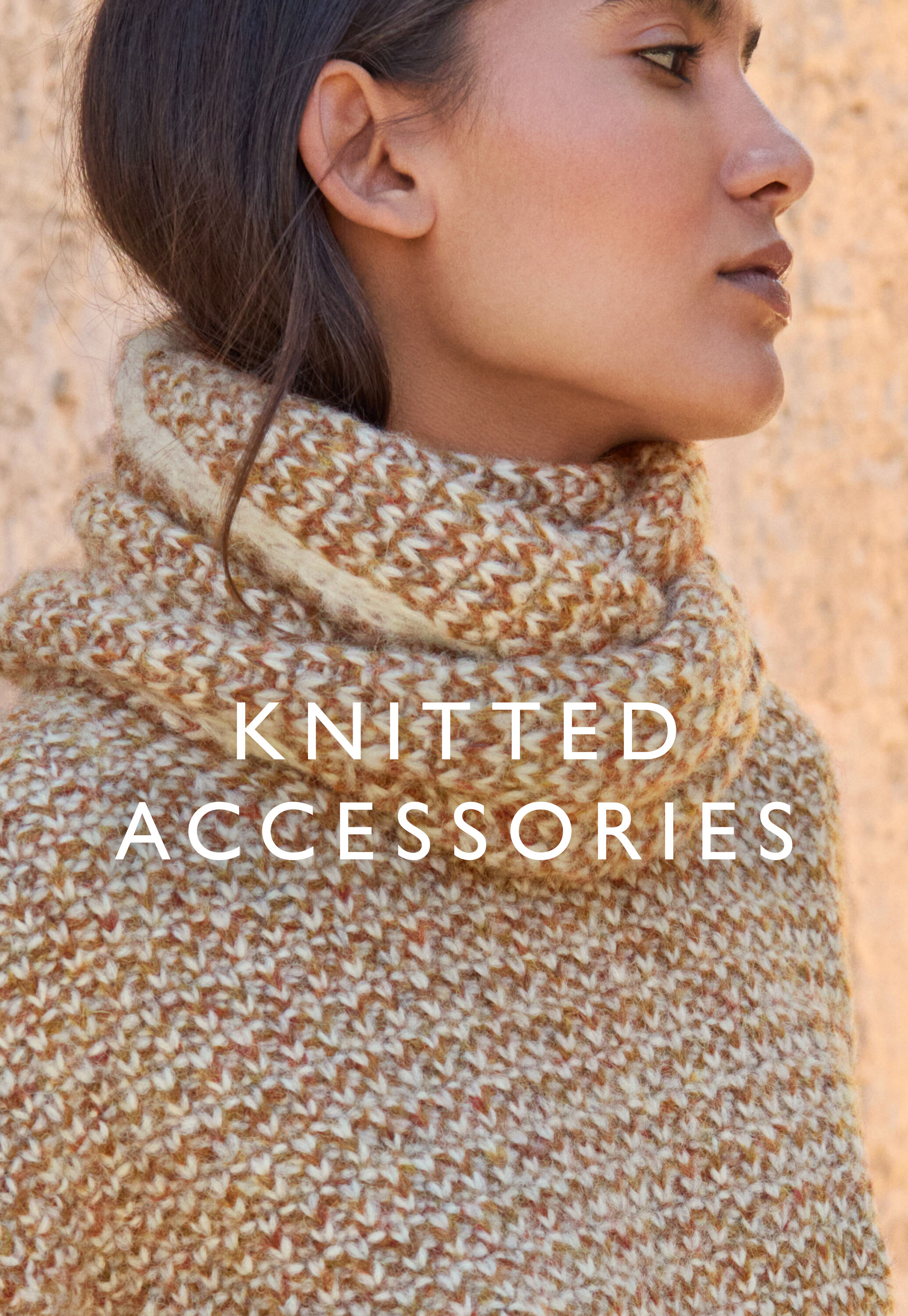 Stitch-detail scarf