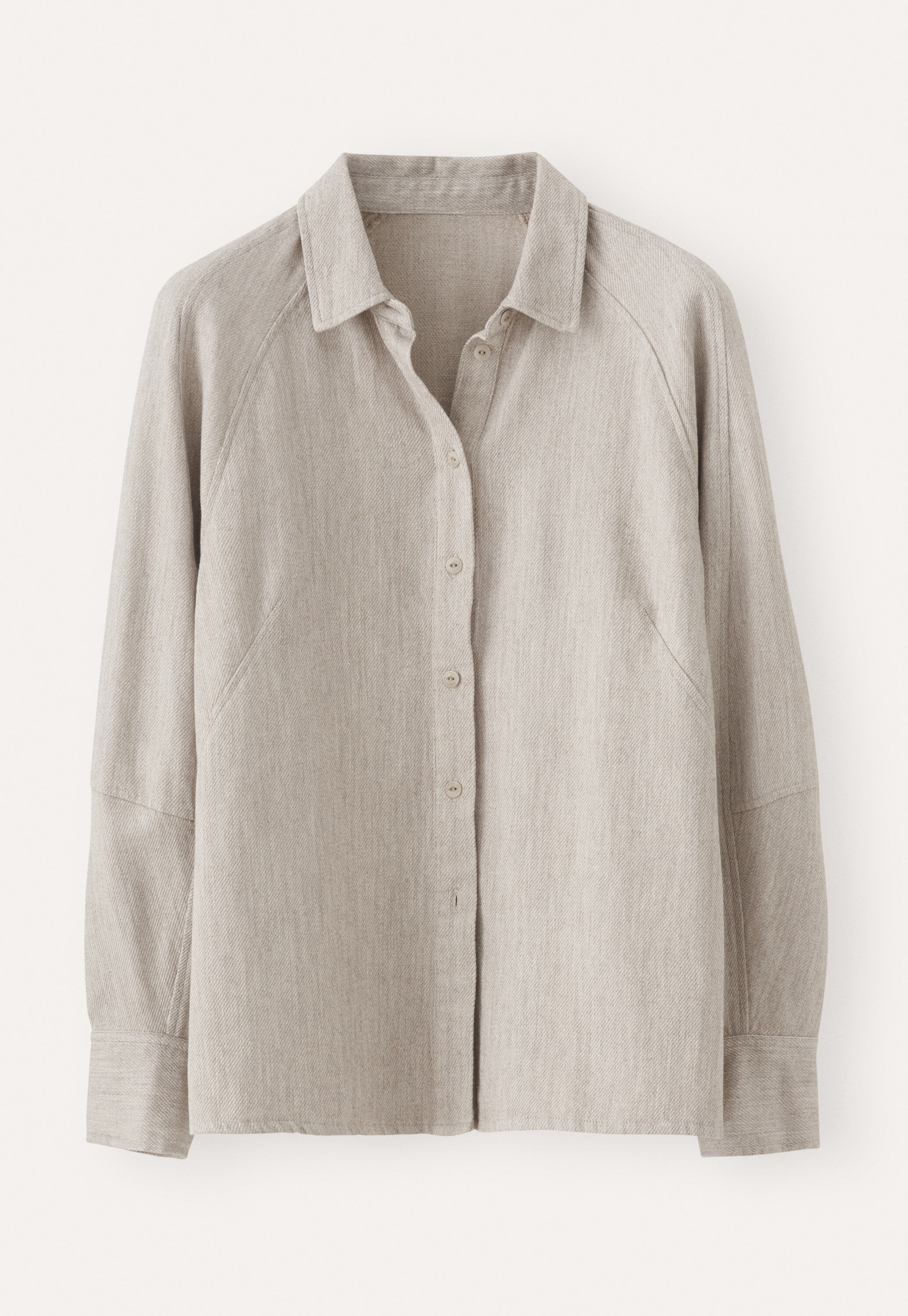 Raglan-sleeve blouse, Fawn, large