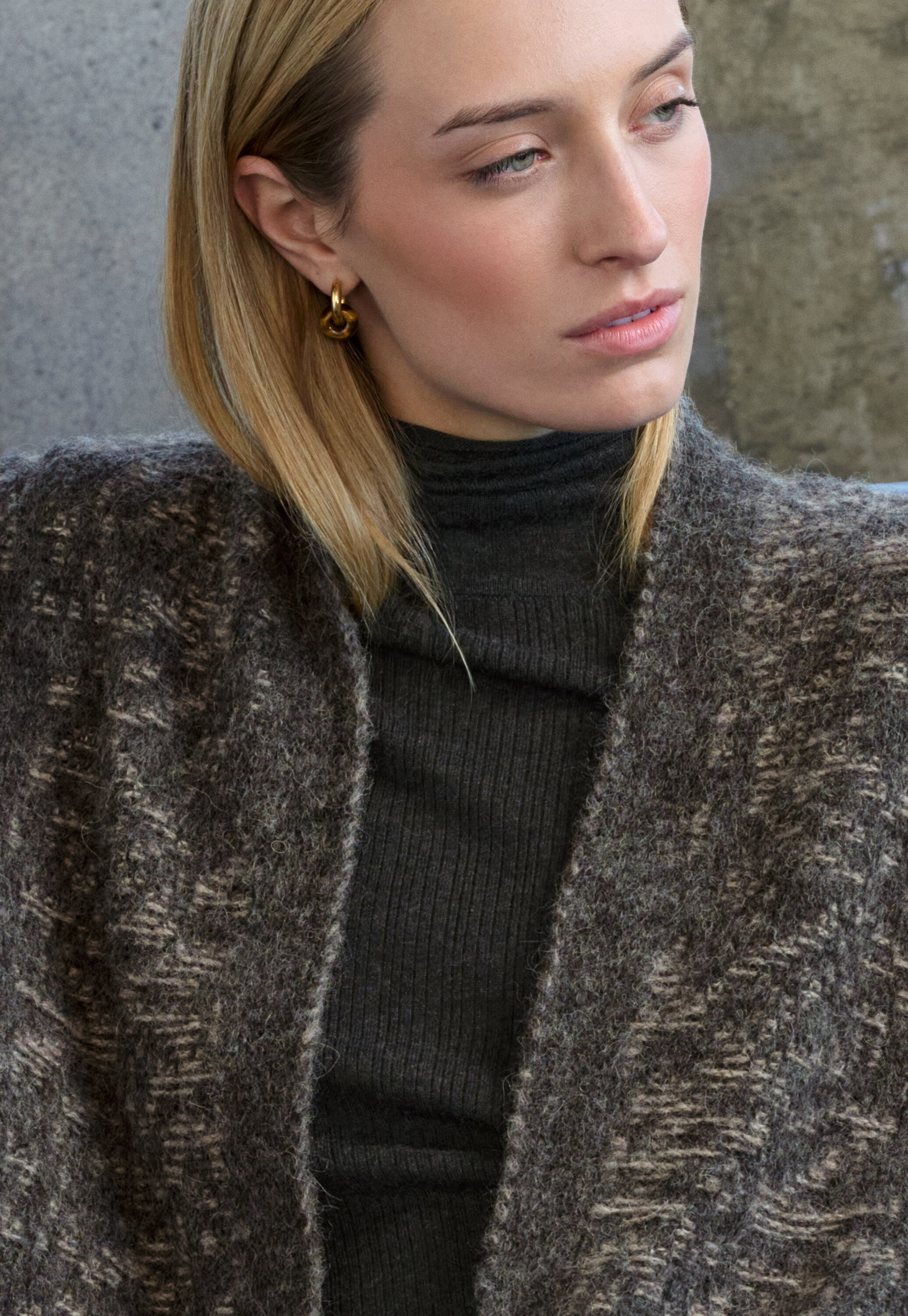 Peplum-detail dress