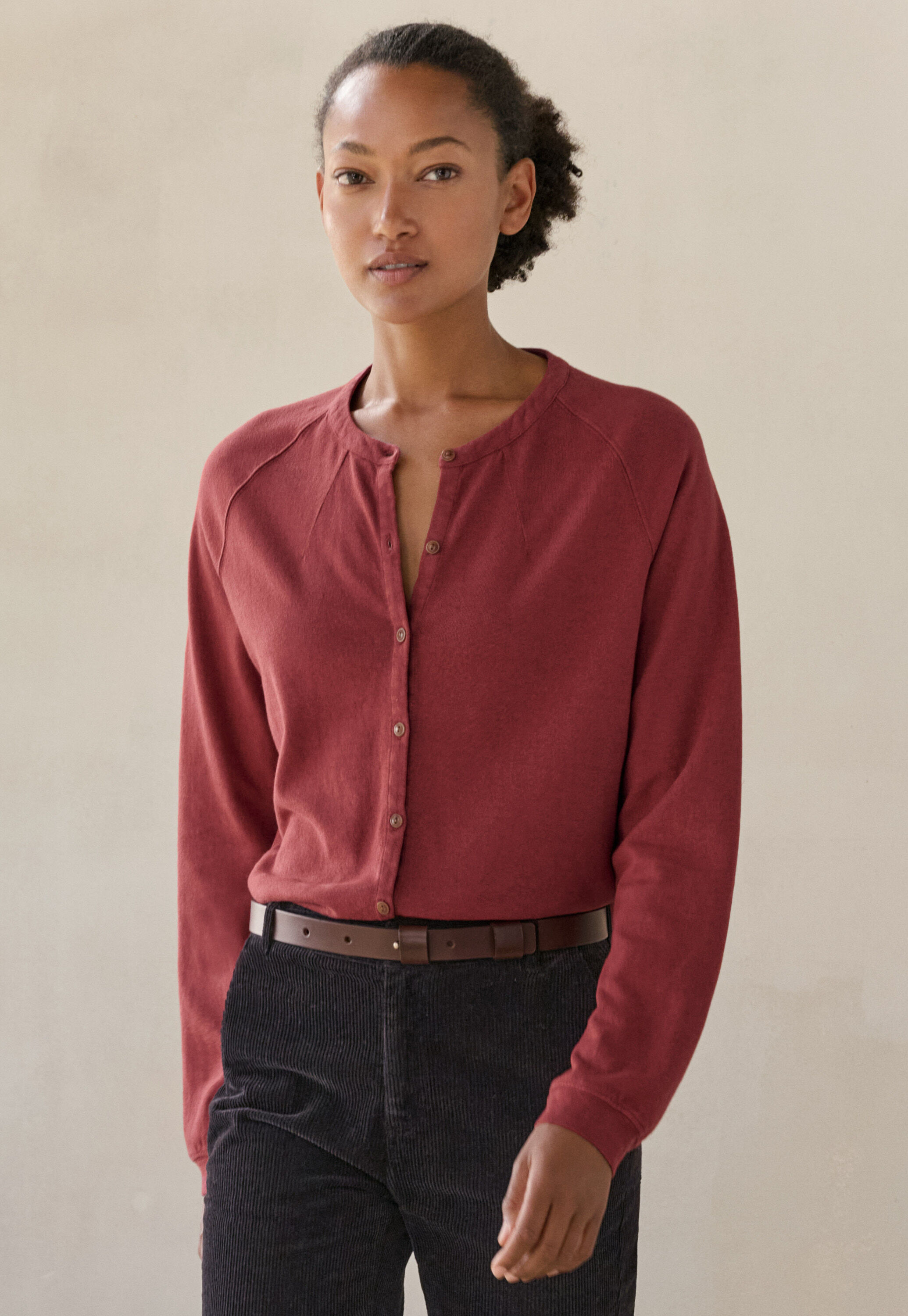 Peplum-detail dress
