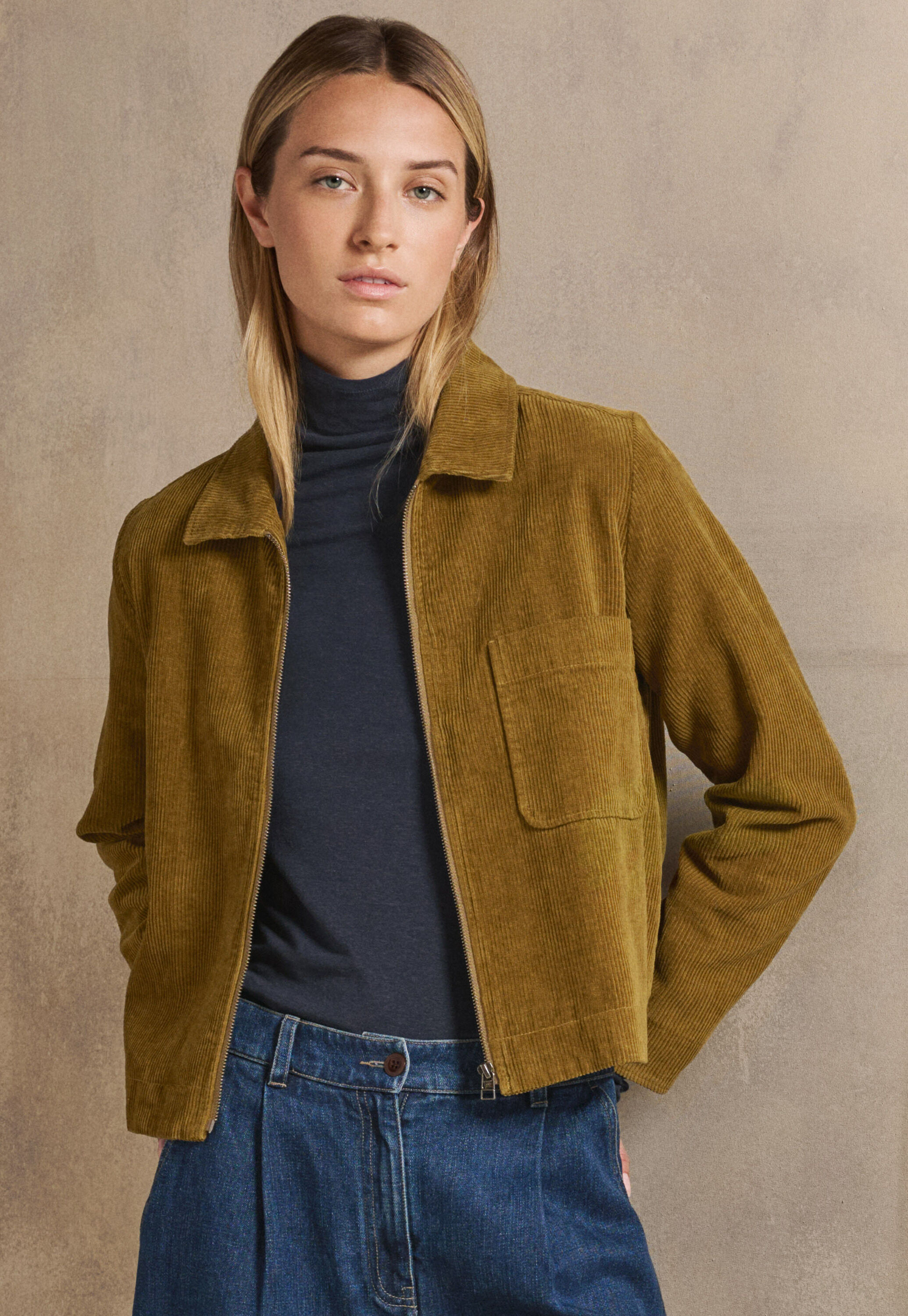 Edge-to-edge cardigan