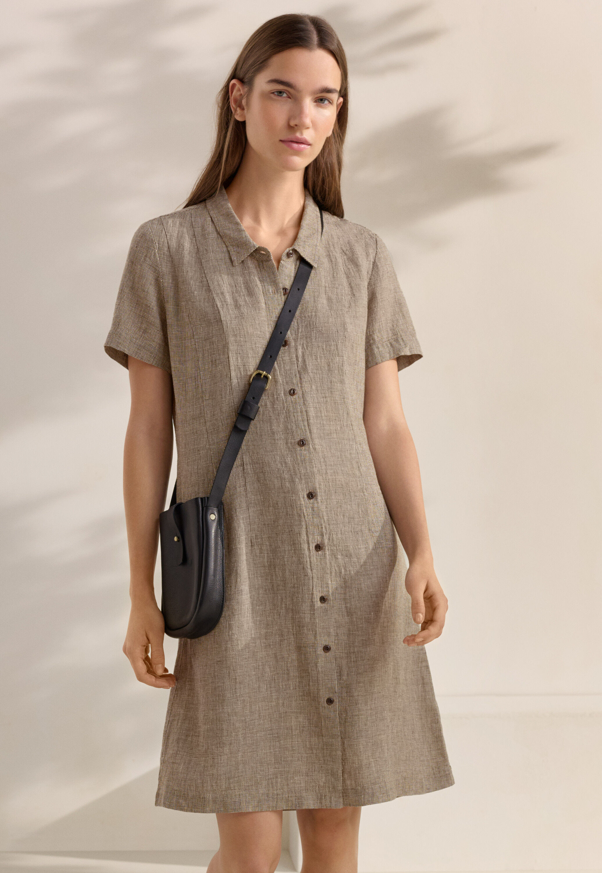 Garment-dyed overshirt