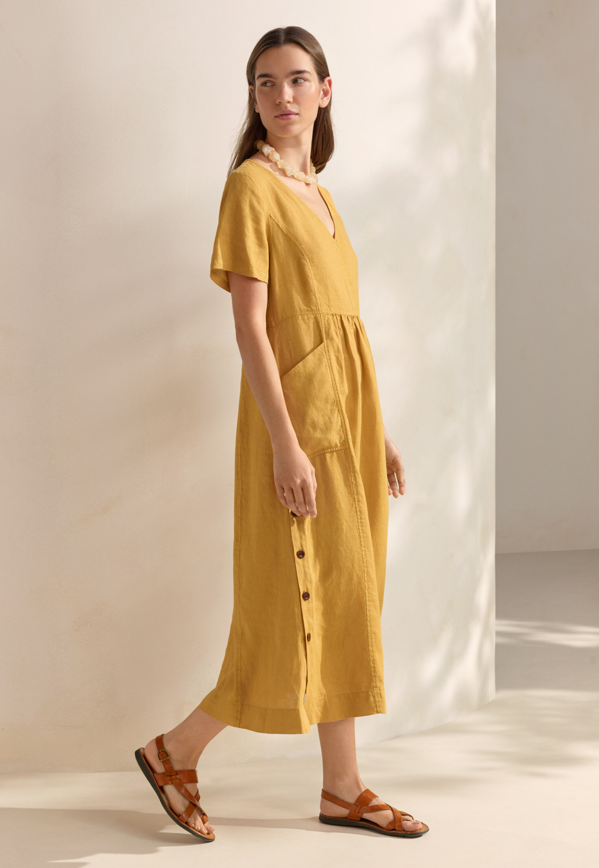 Garment-dyed overshirt