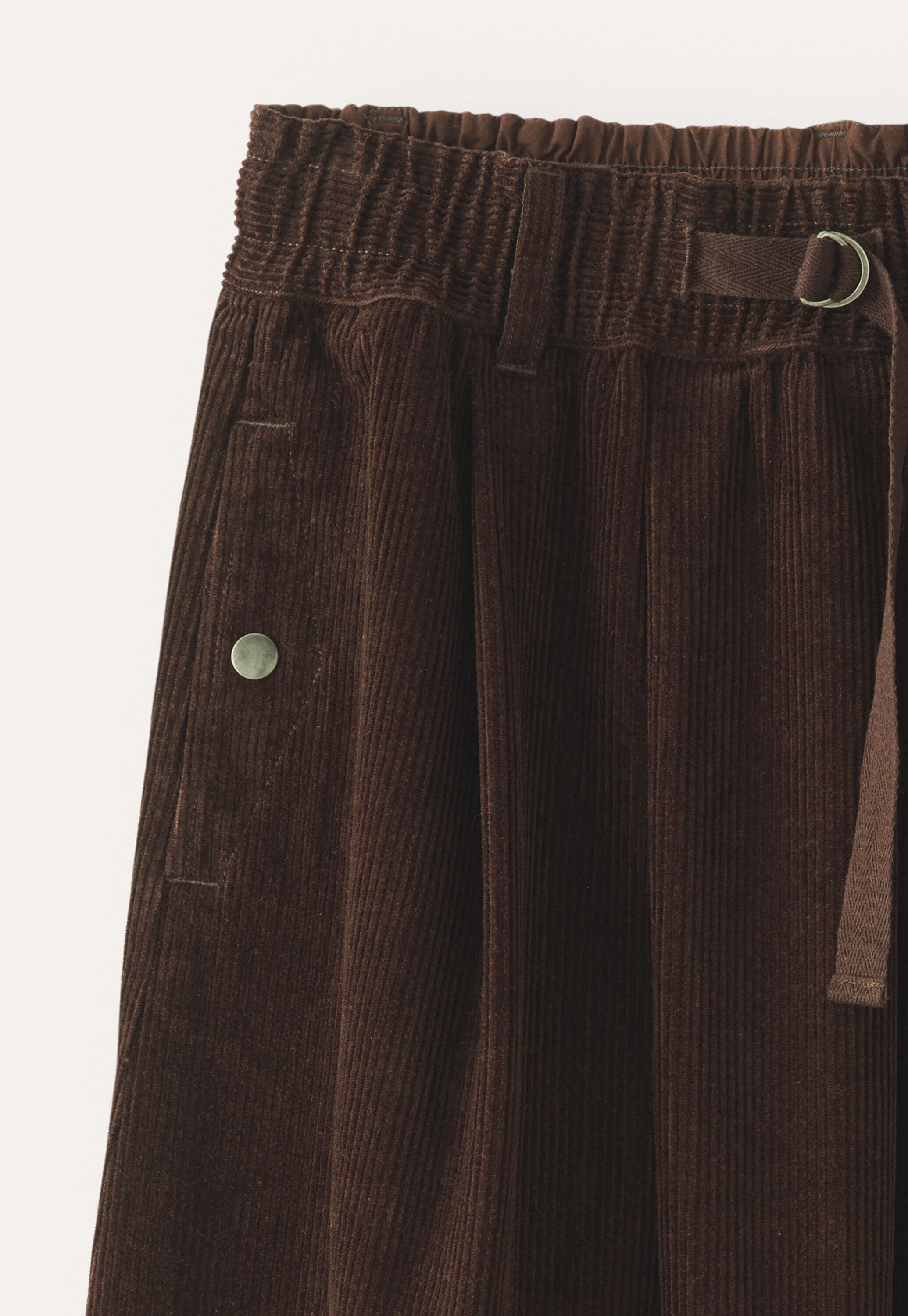Pull-on skirt, Dark chocolate, large