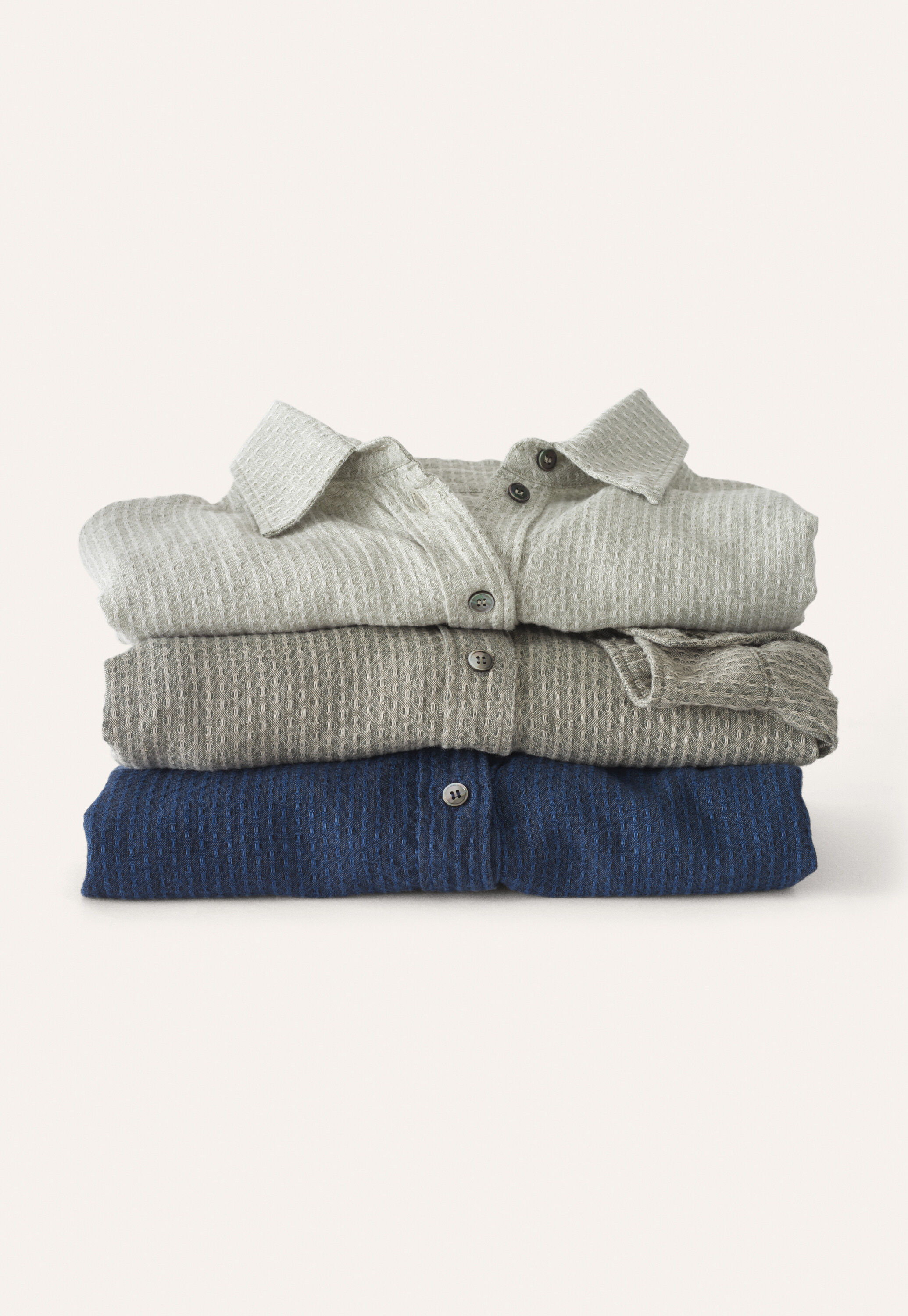 Garment-dyed overshirt