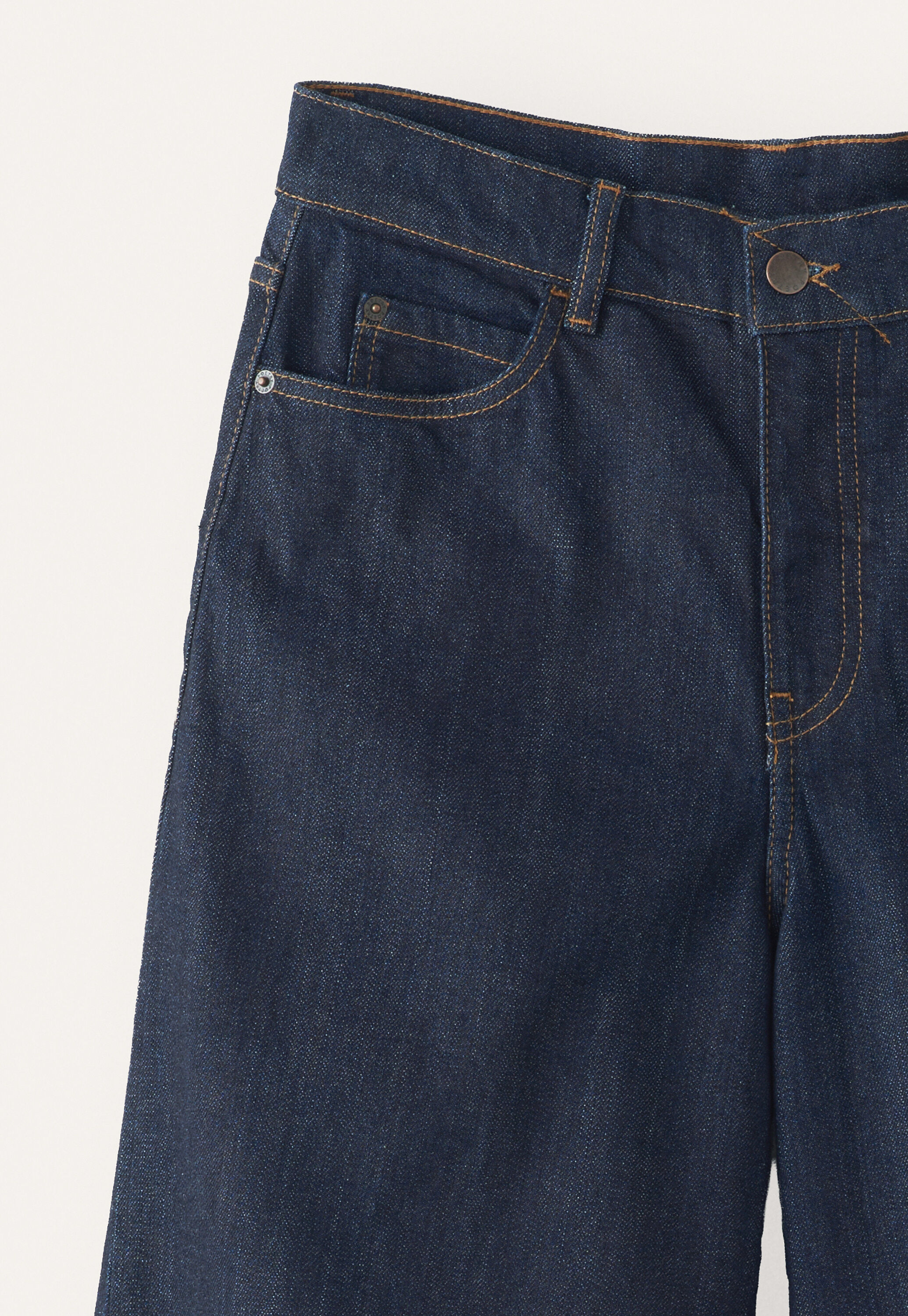 Barrel leg jeans, Rinse wash Petite, large