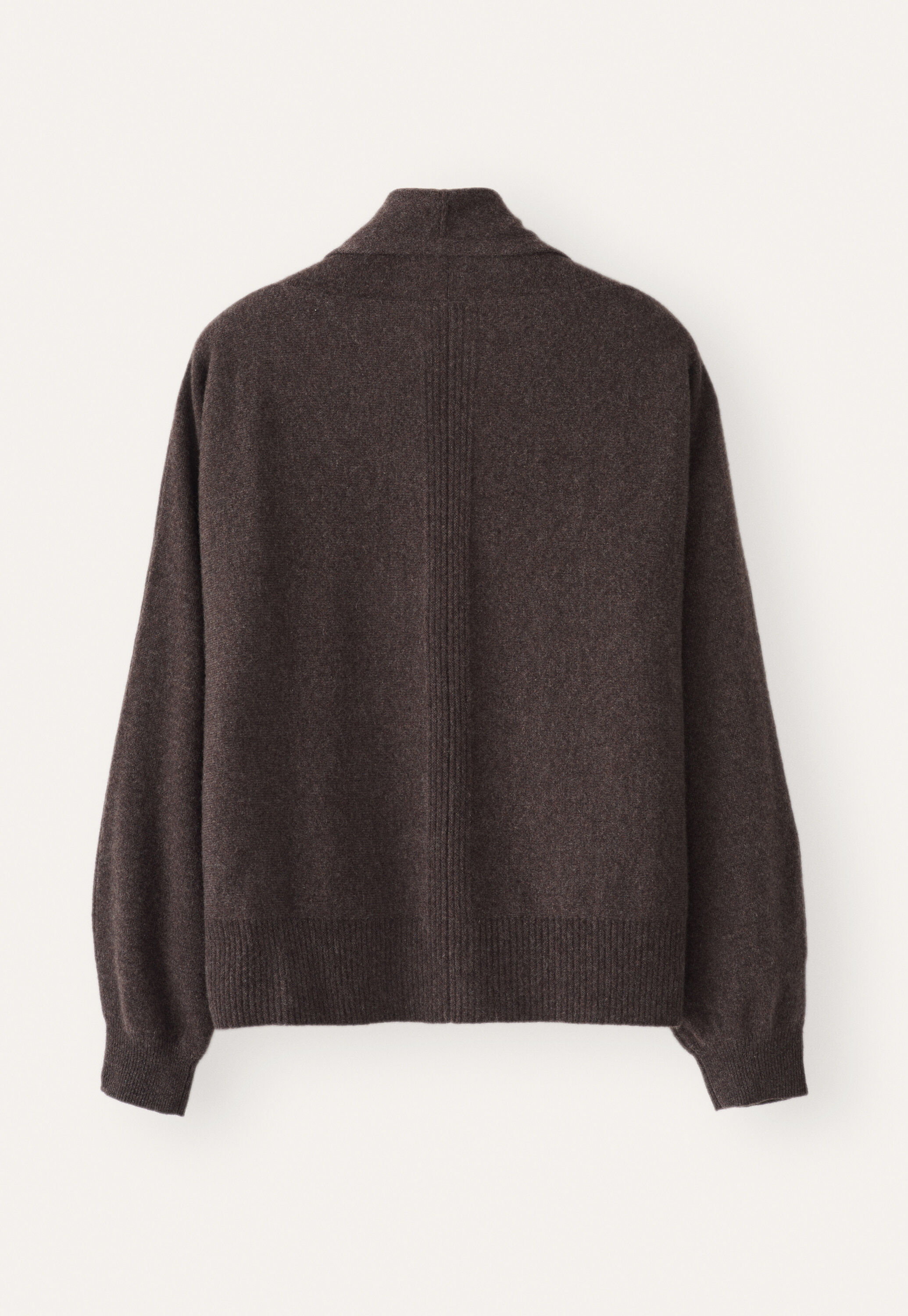 Dolman shawl-collar cardigan