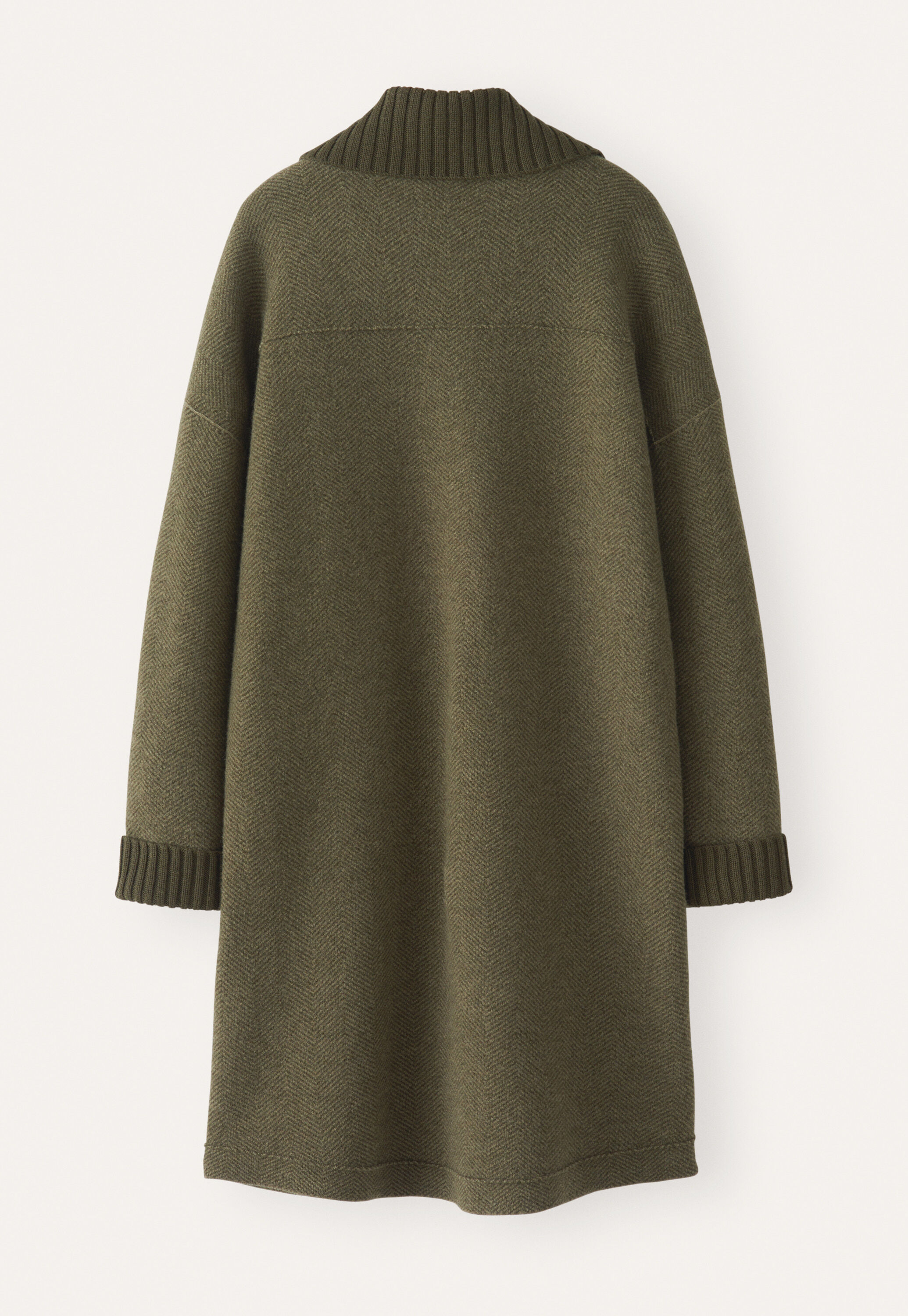 Herringbone coatigan