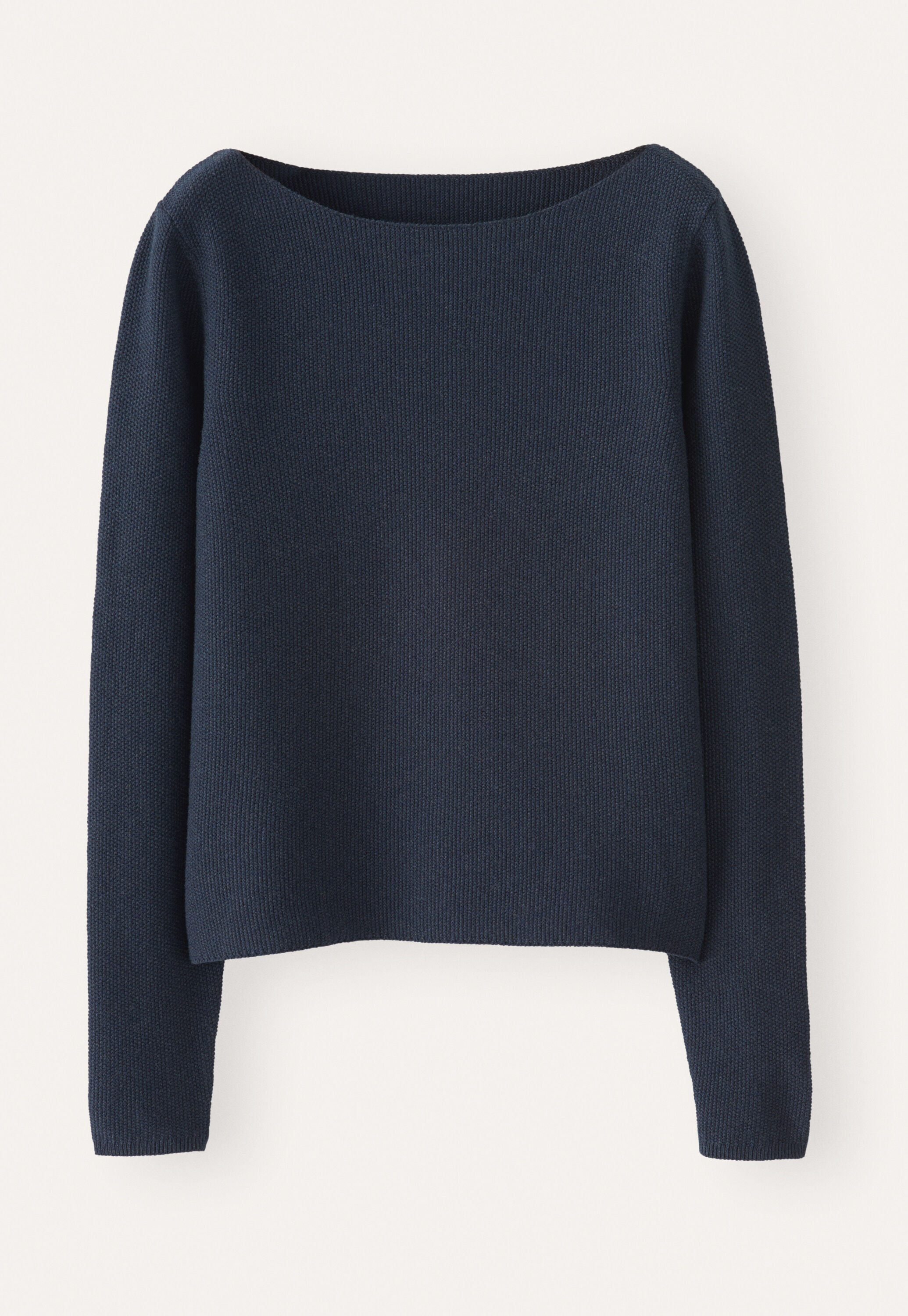 Boat-neck sweater, Dark petrol, large