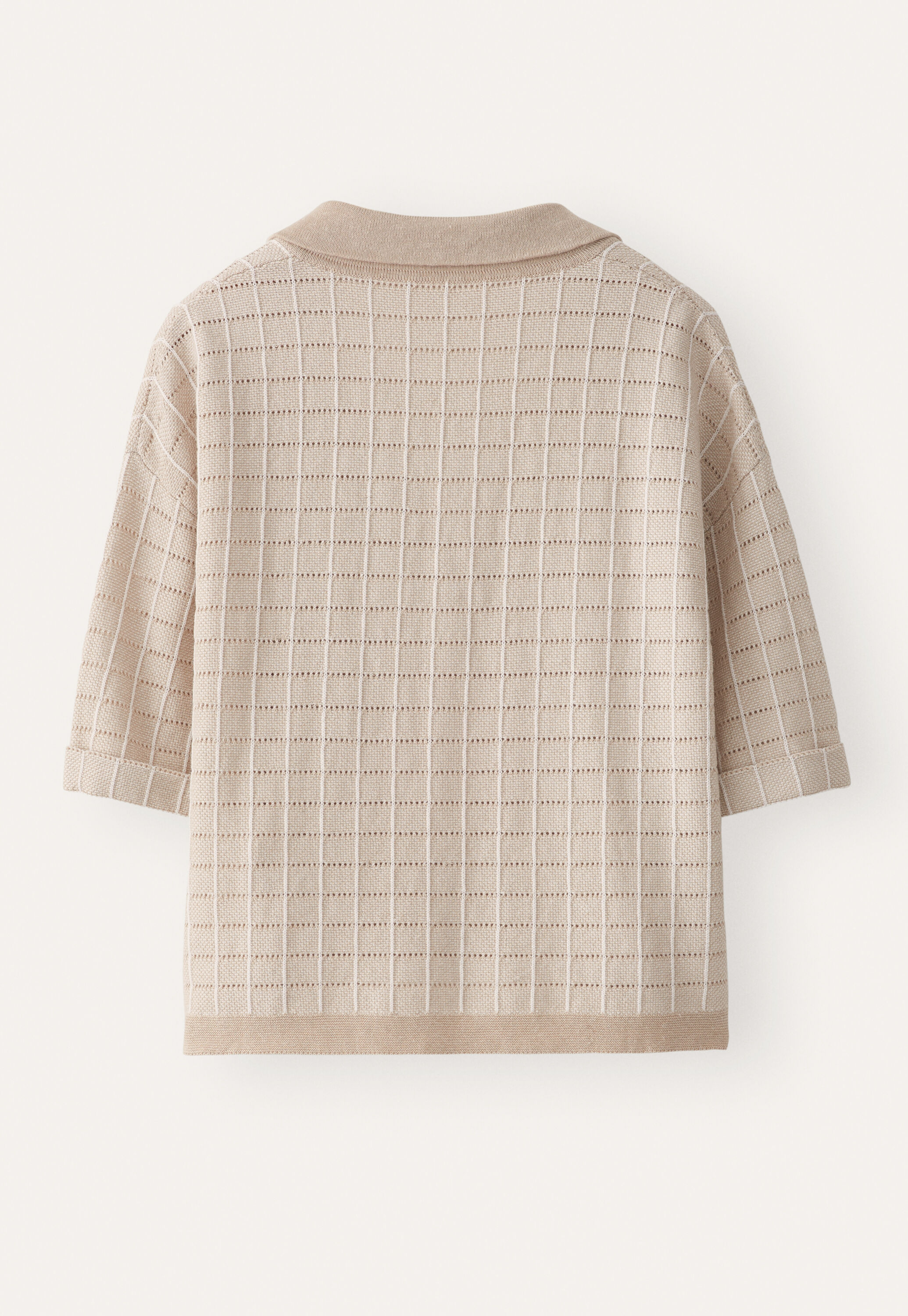 Check-stitch shirt