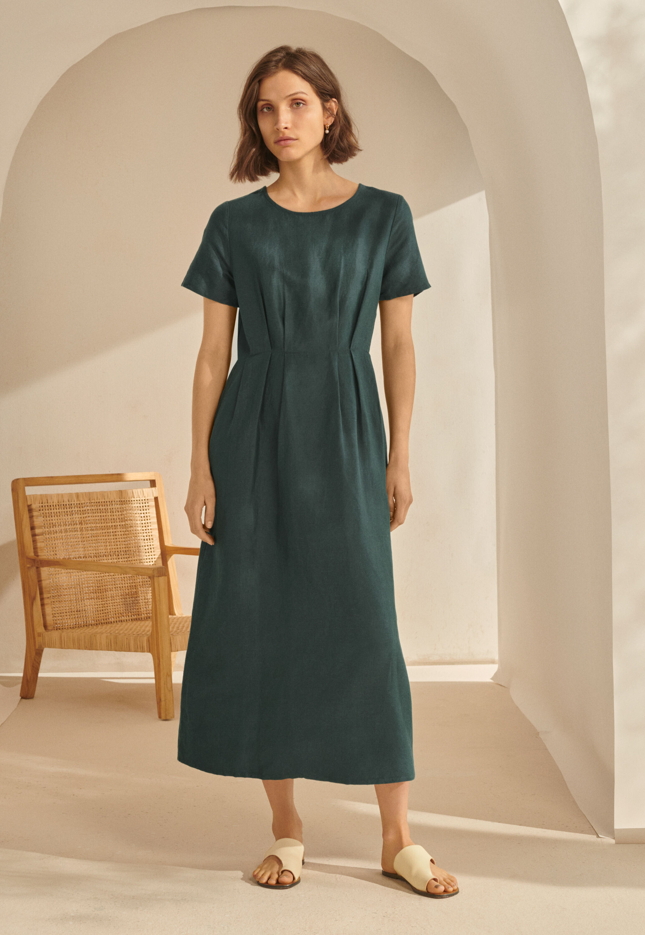 Pleated dress