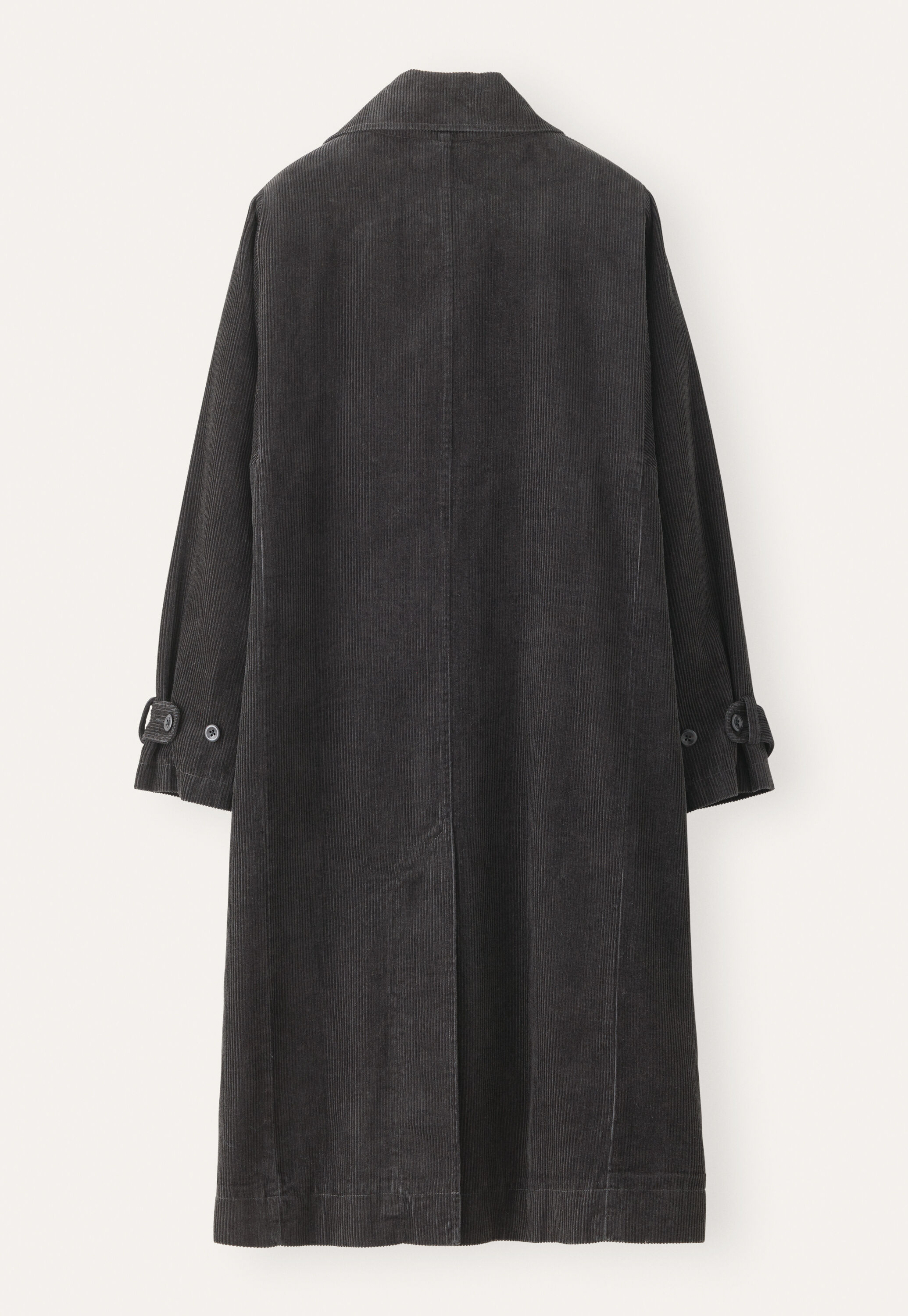 Funnel-neck coat