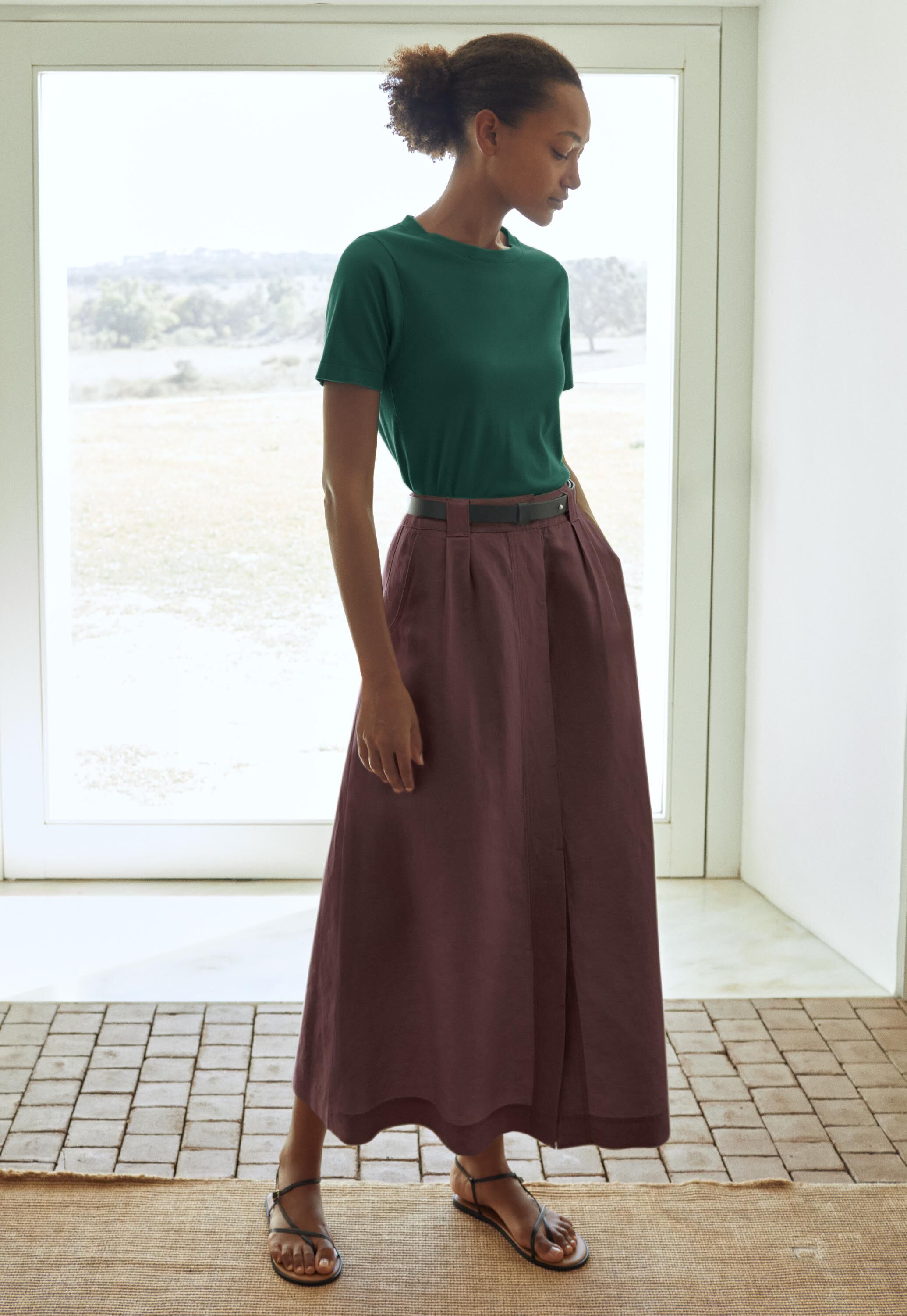 A-line skirt