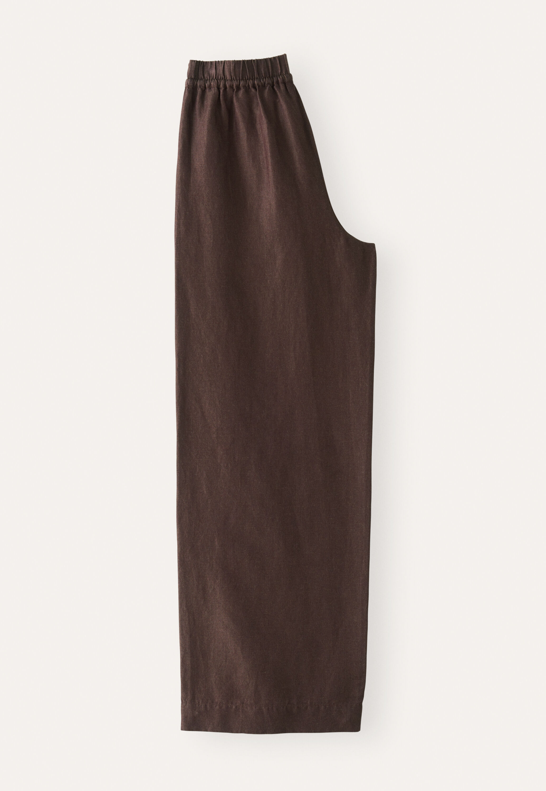 Wide-leg drawstring trousers