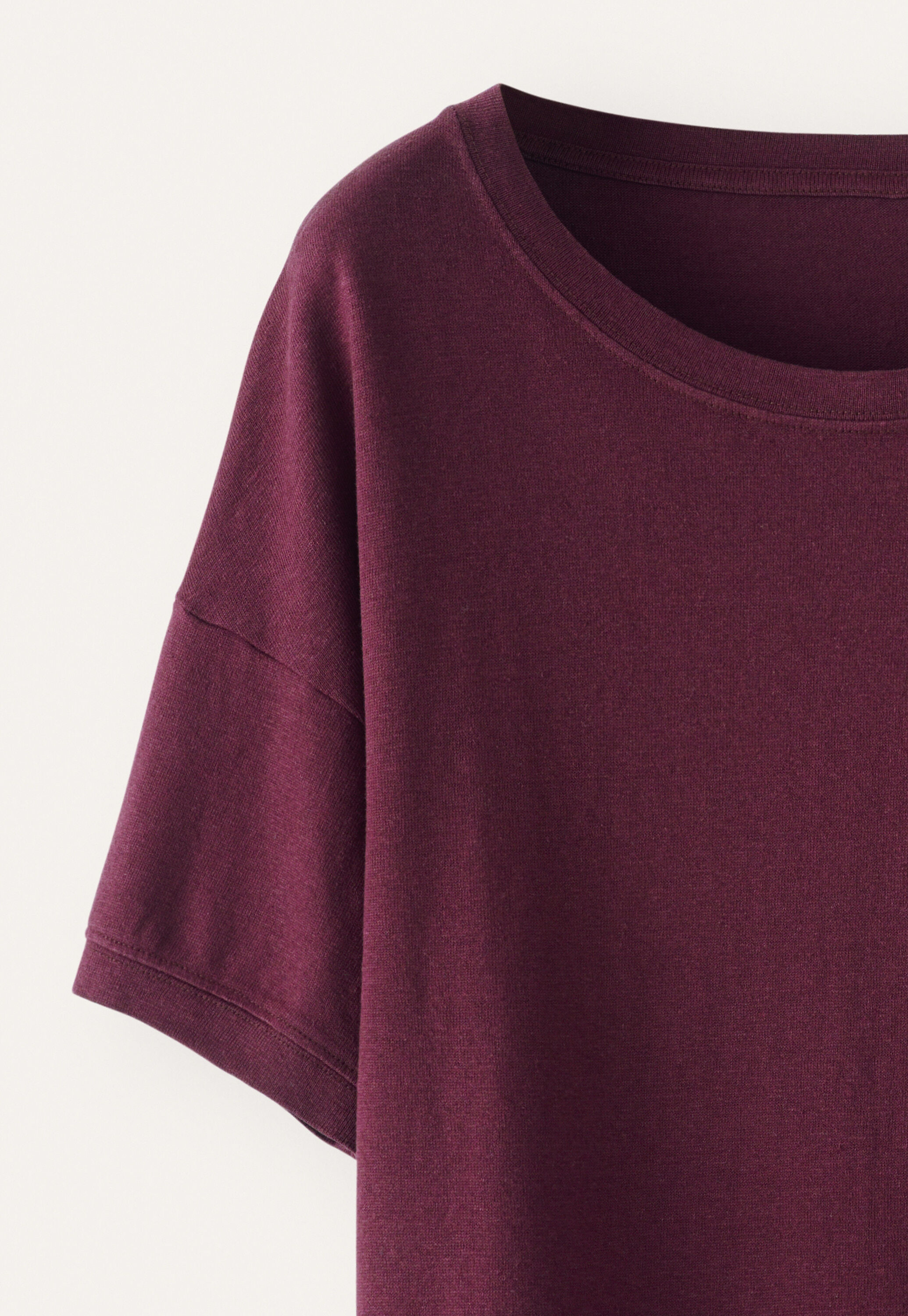 T-shirt, Claret, large