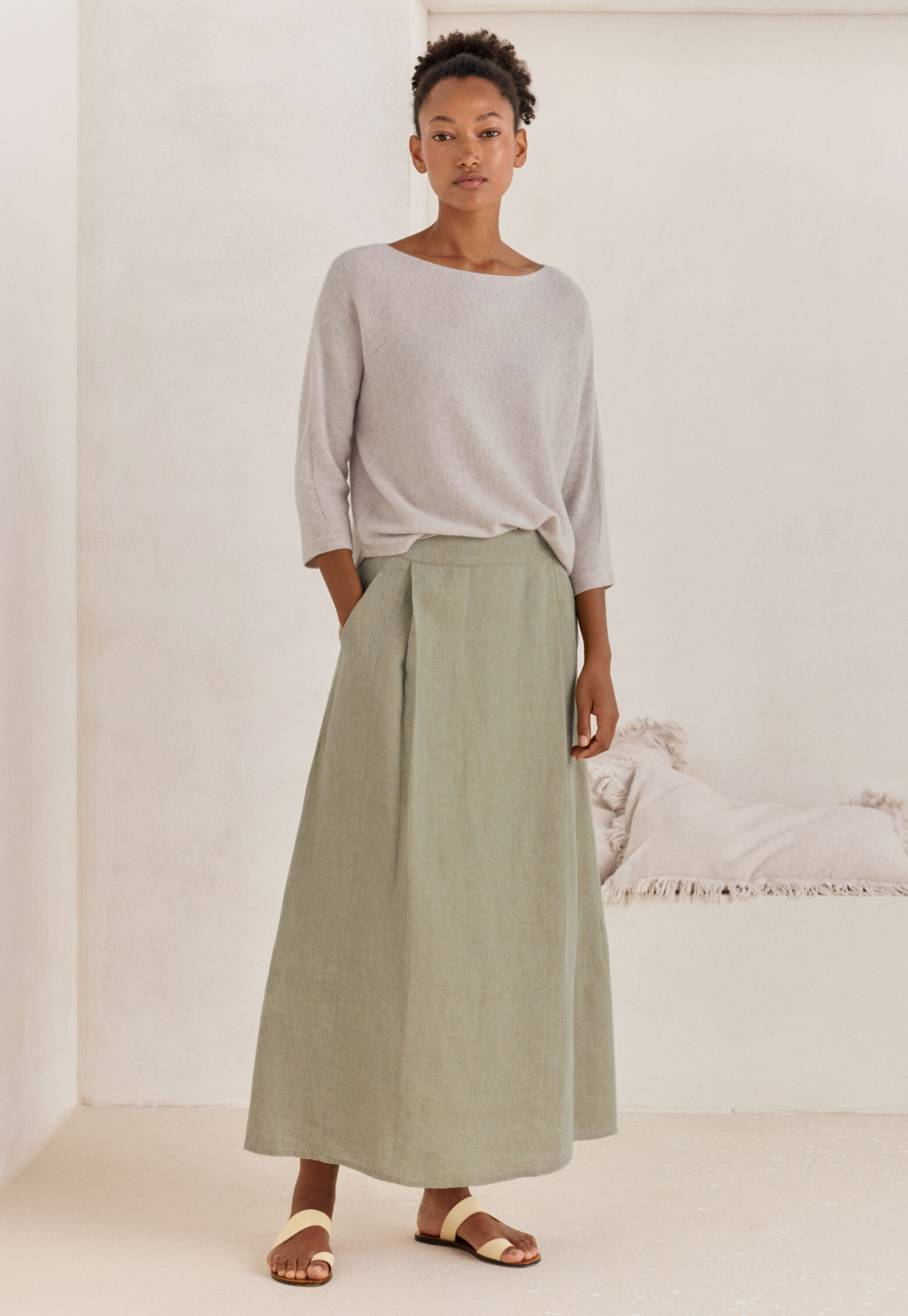 Panelled skirt