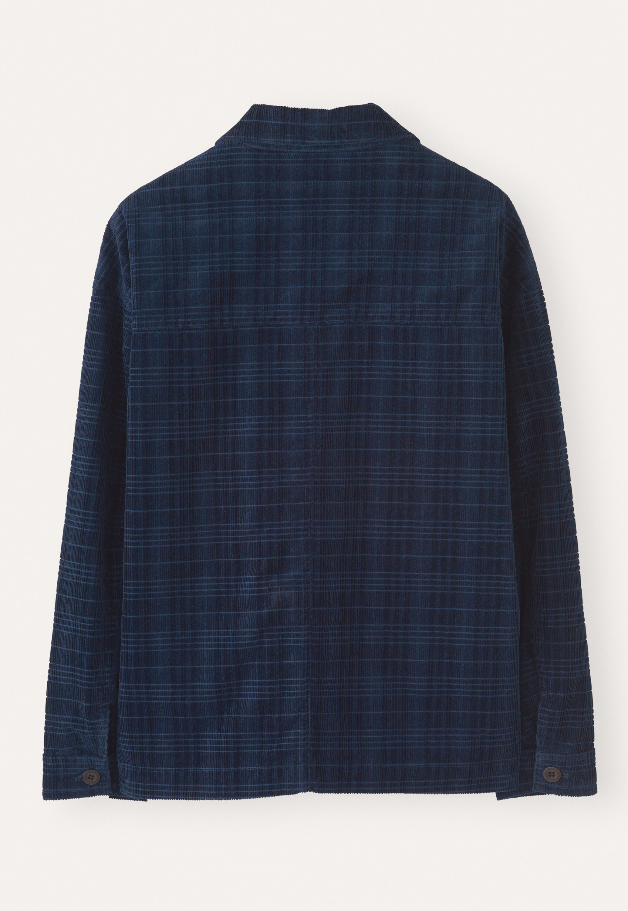 Self-check boxy jacket