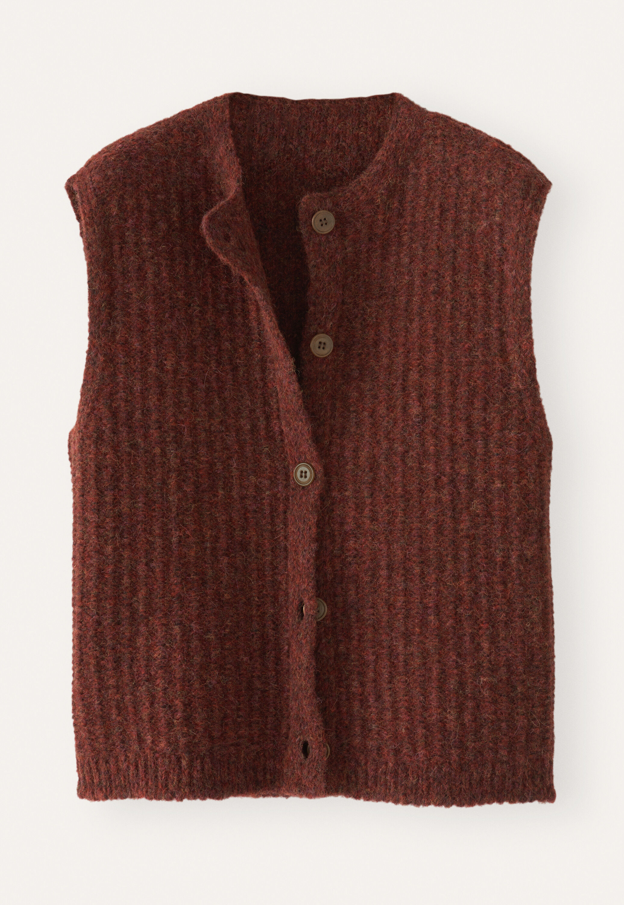Sleeveless cardigan