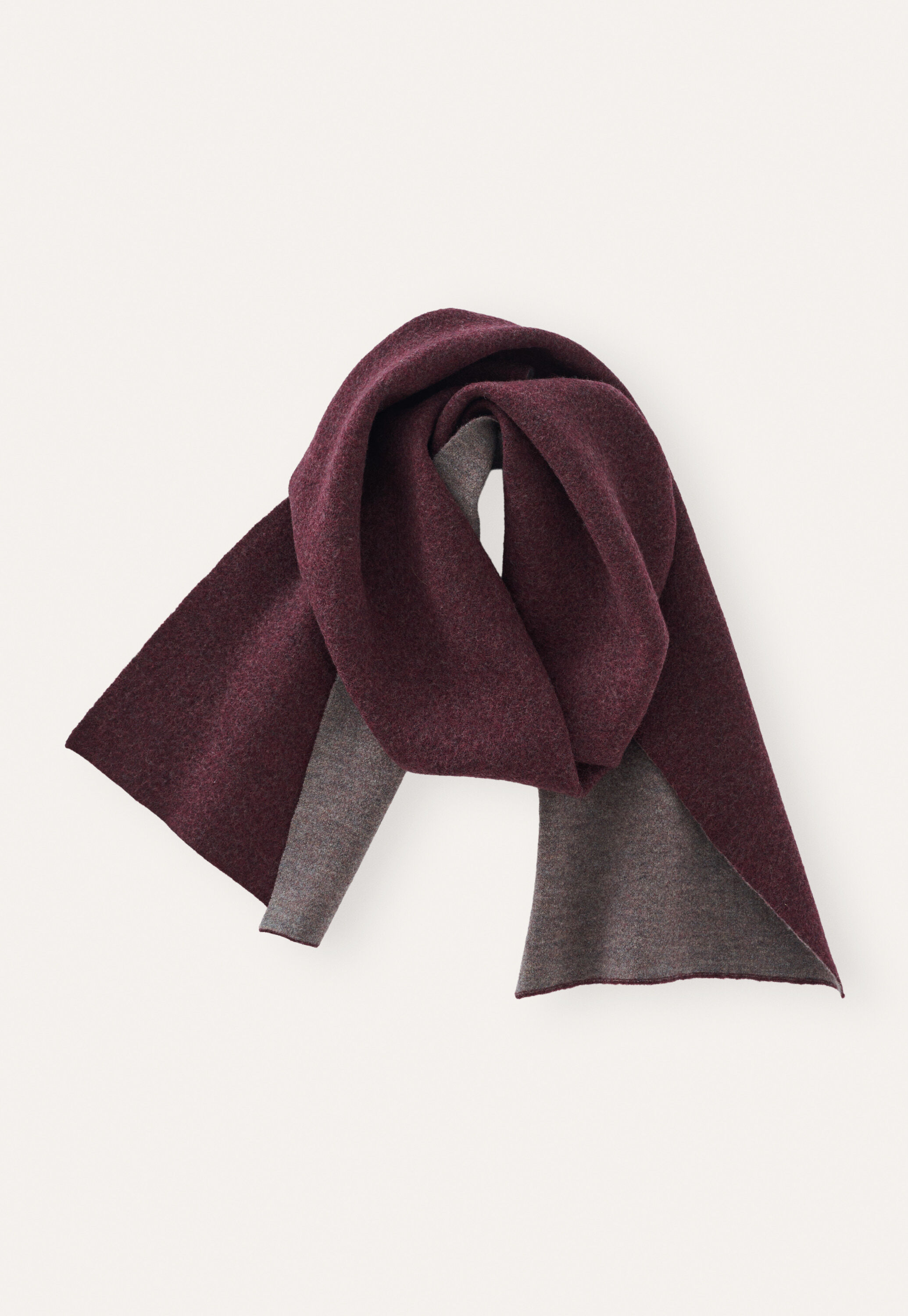 Plaited boiled scarf