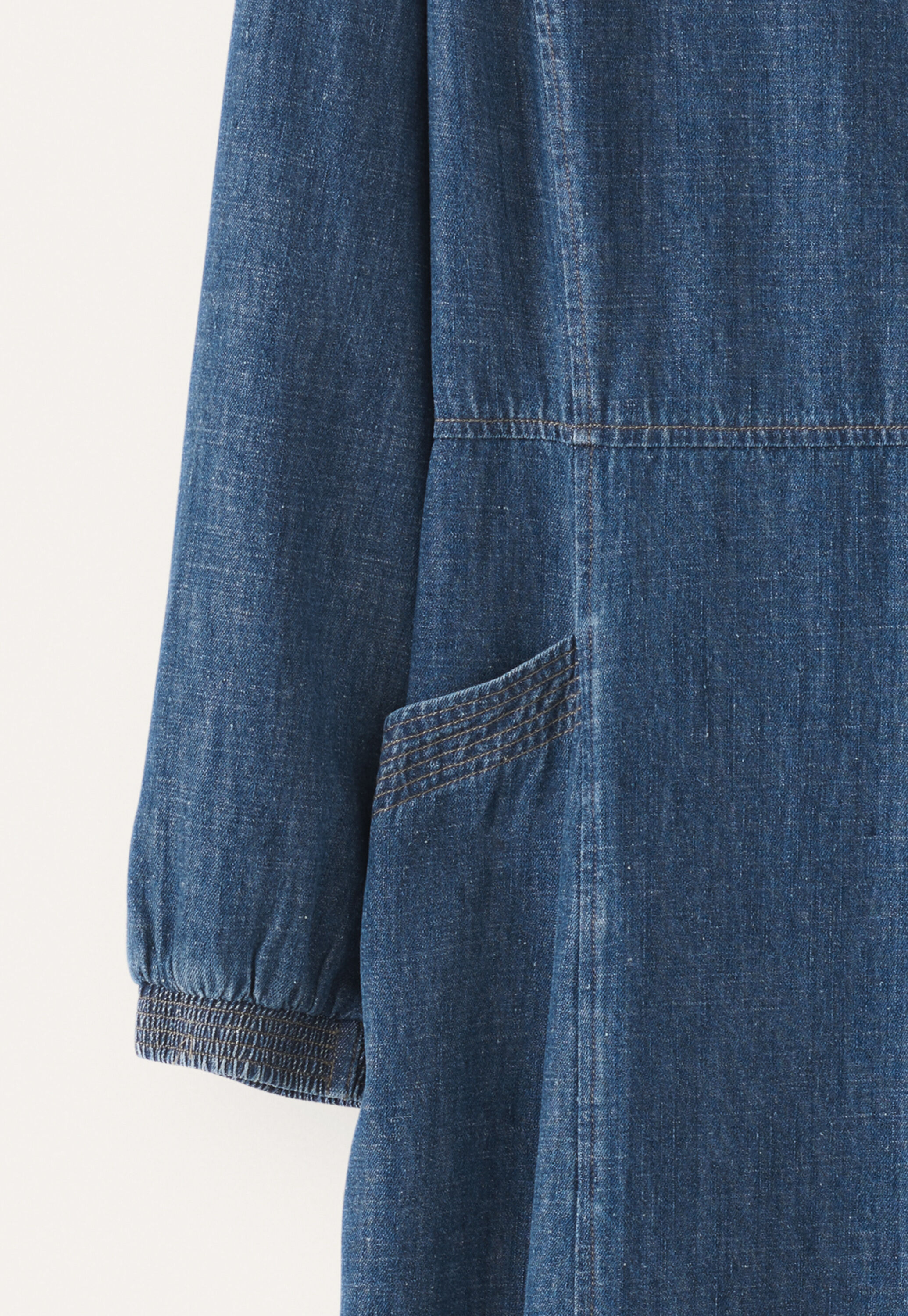 Indigo-dyed dress