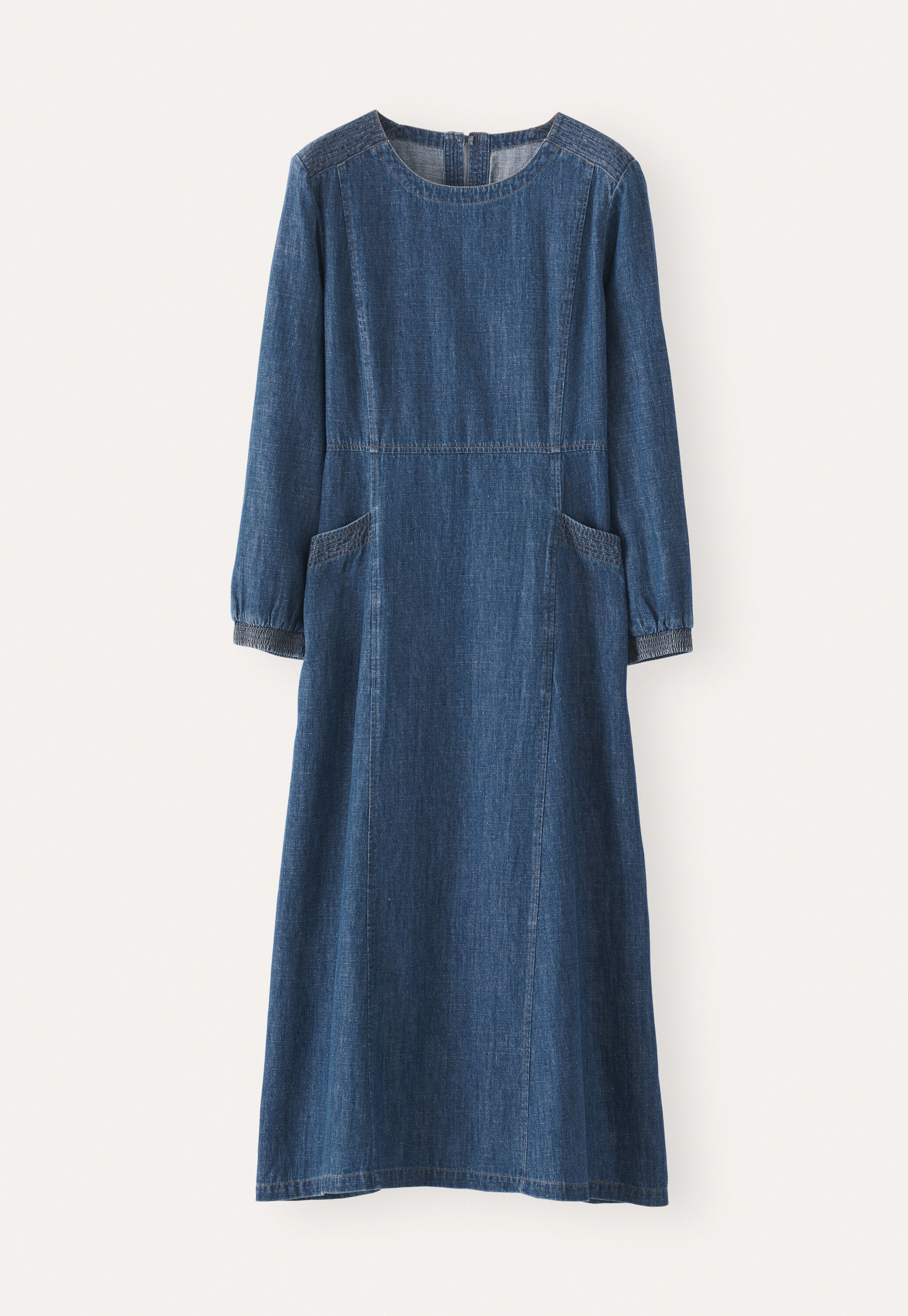 Indigo-dyed dress