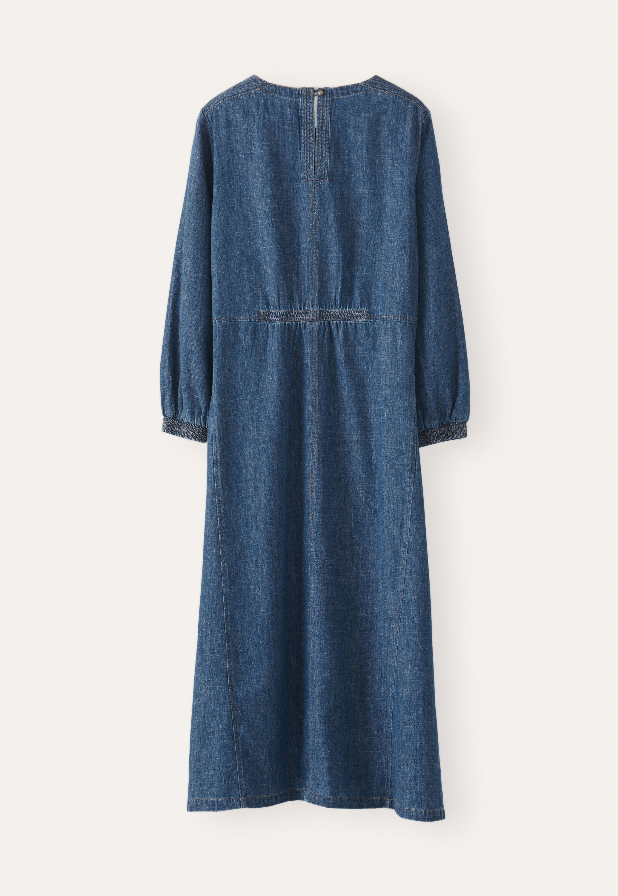 Indigo-dyed dress