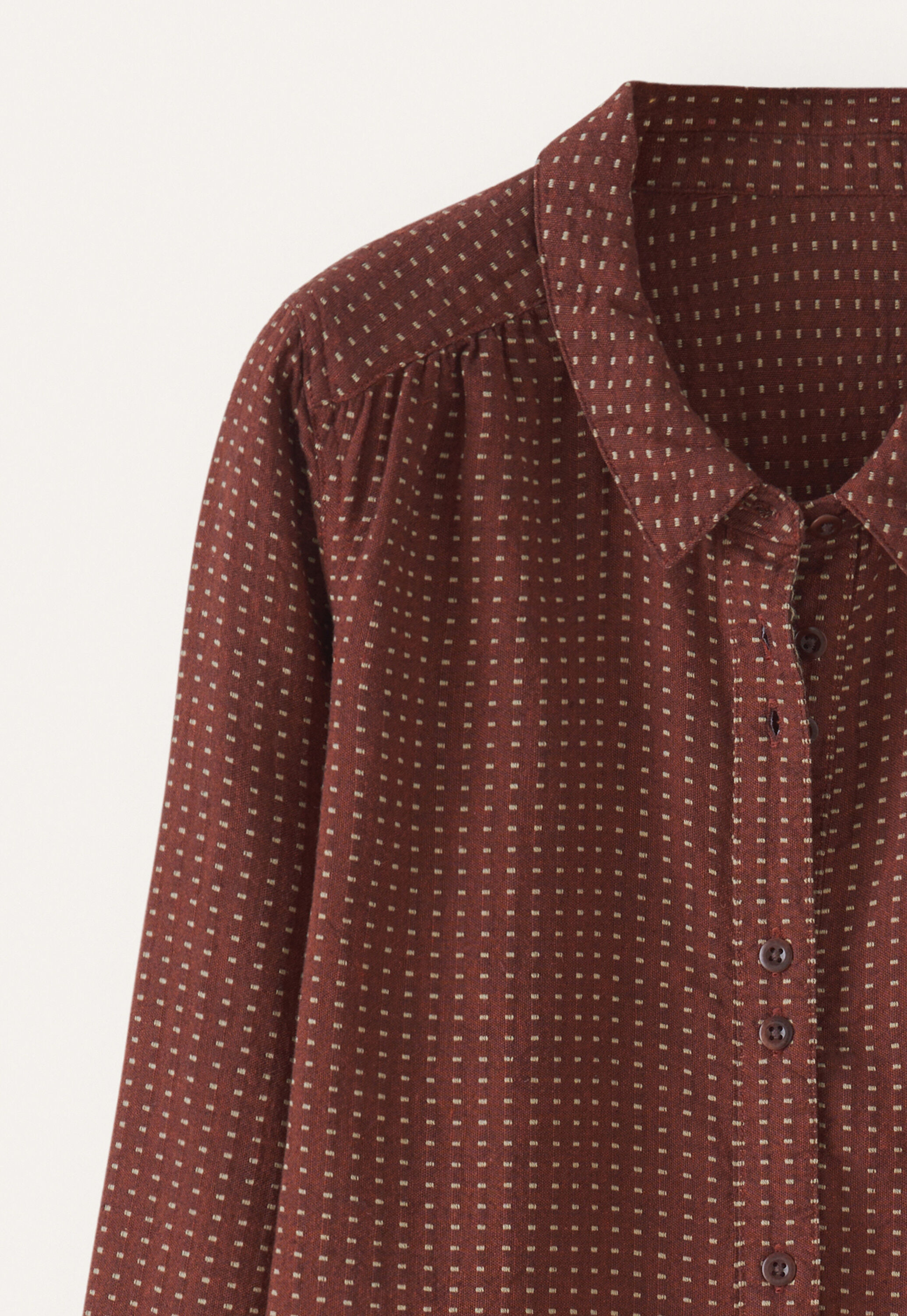 Dot-weave shirt