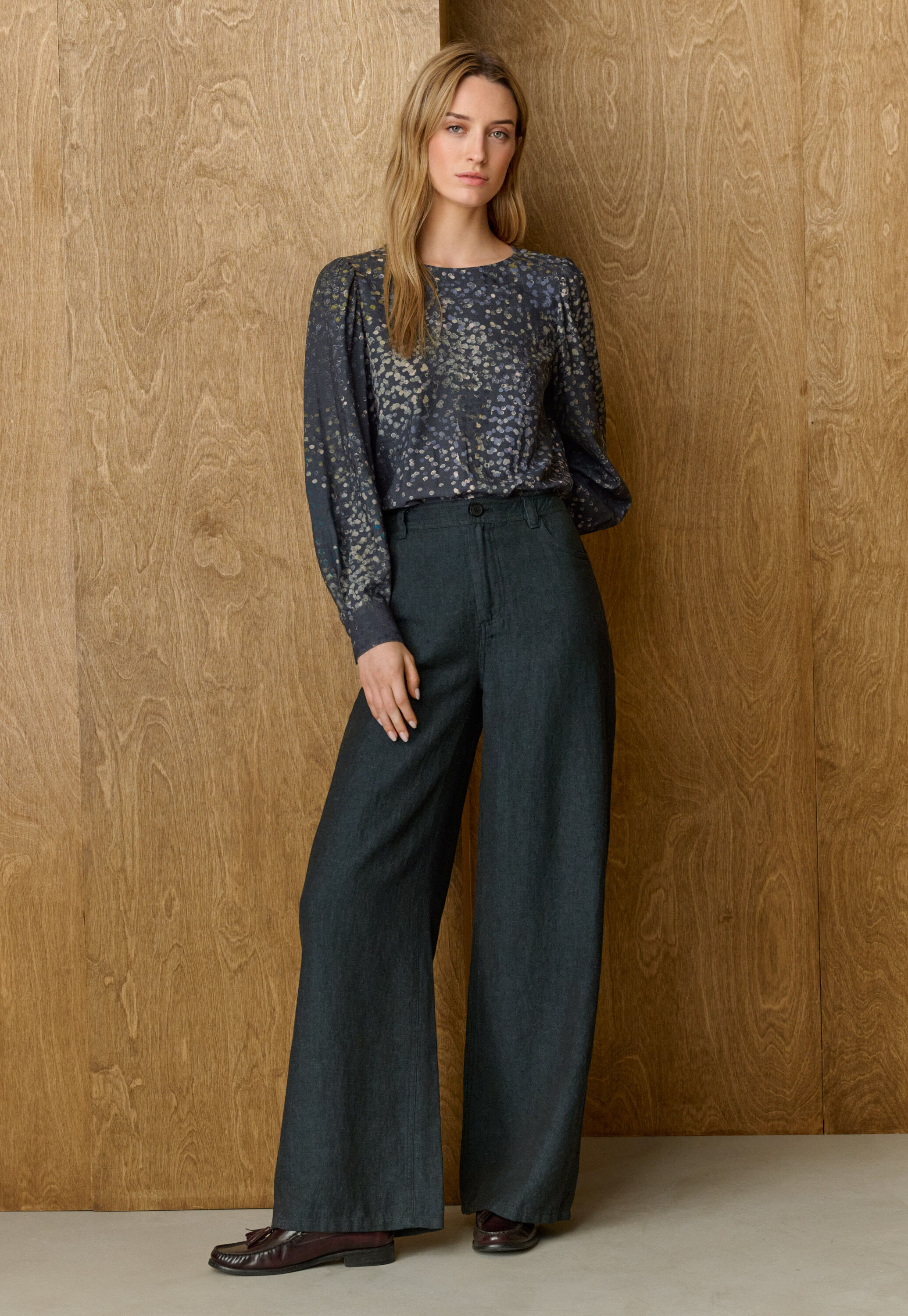 Wide & straight leg trousers