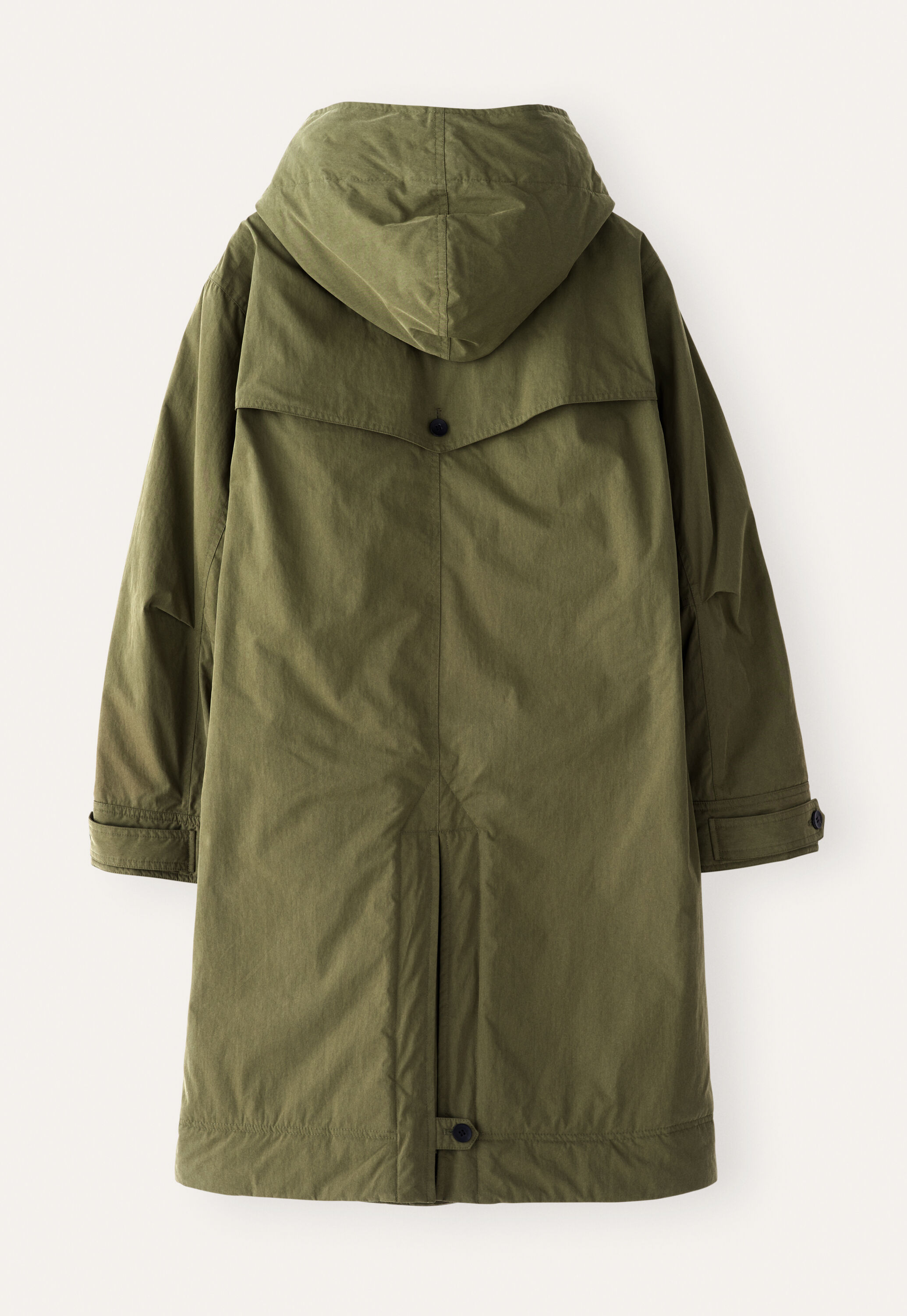 Hooded padded parka