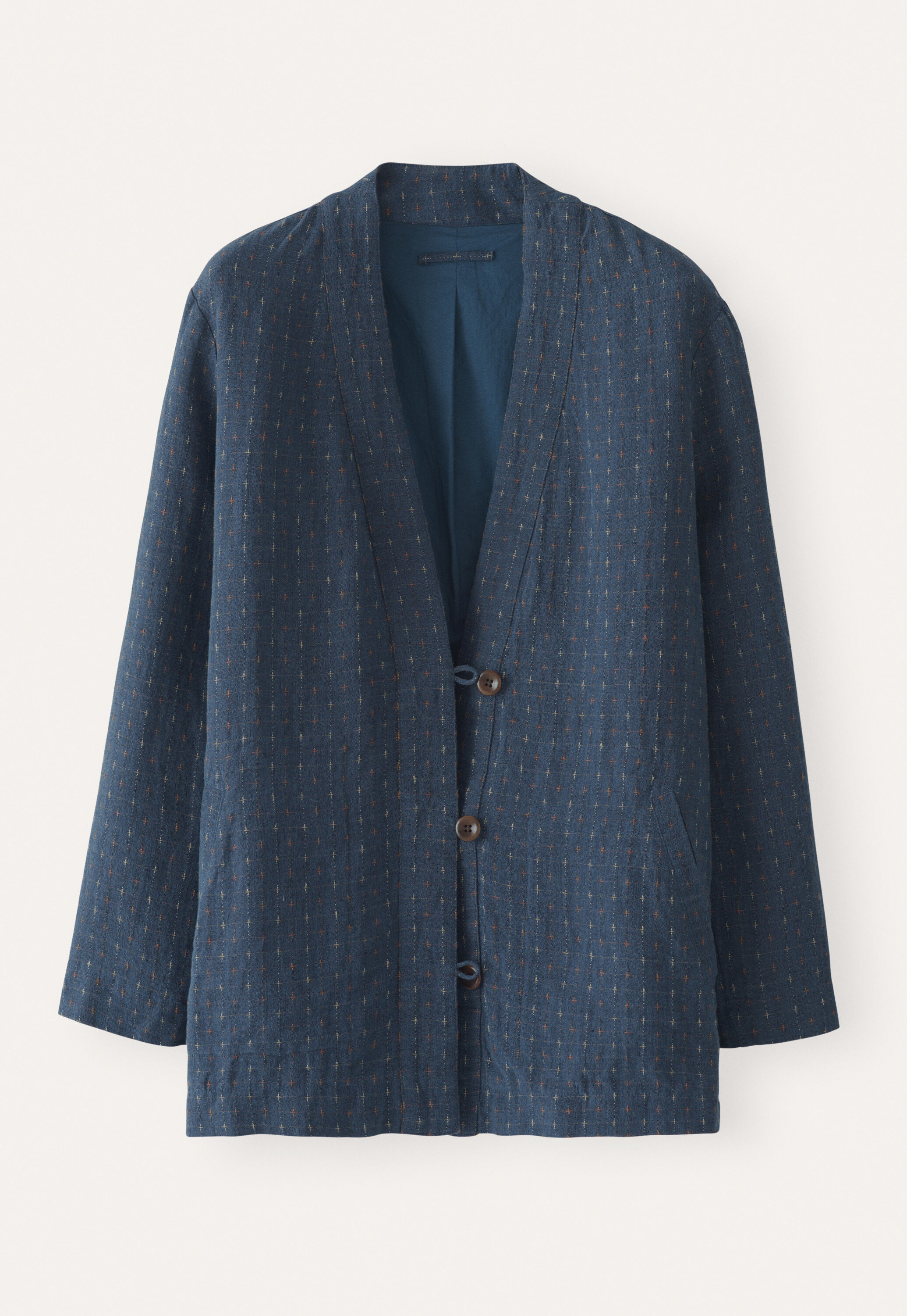 Cross-pattern jacket