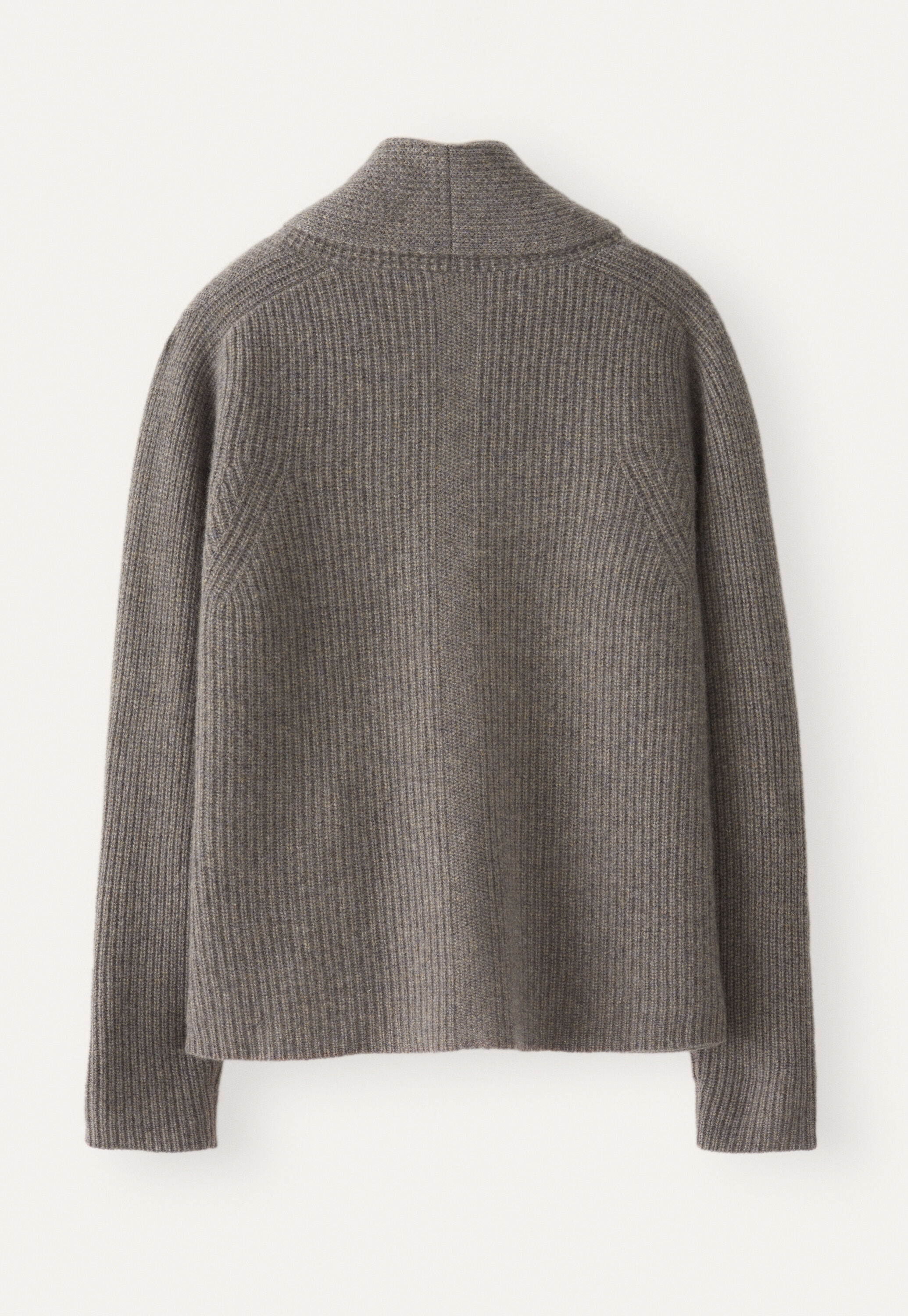 Shawl-collar cardigan